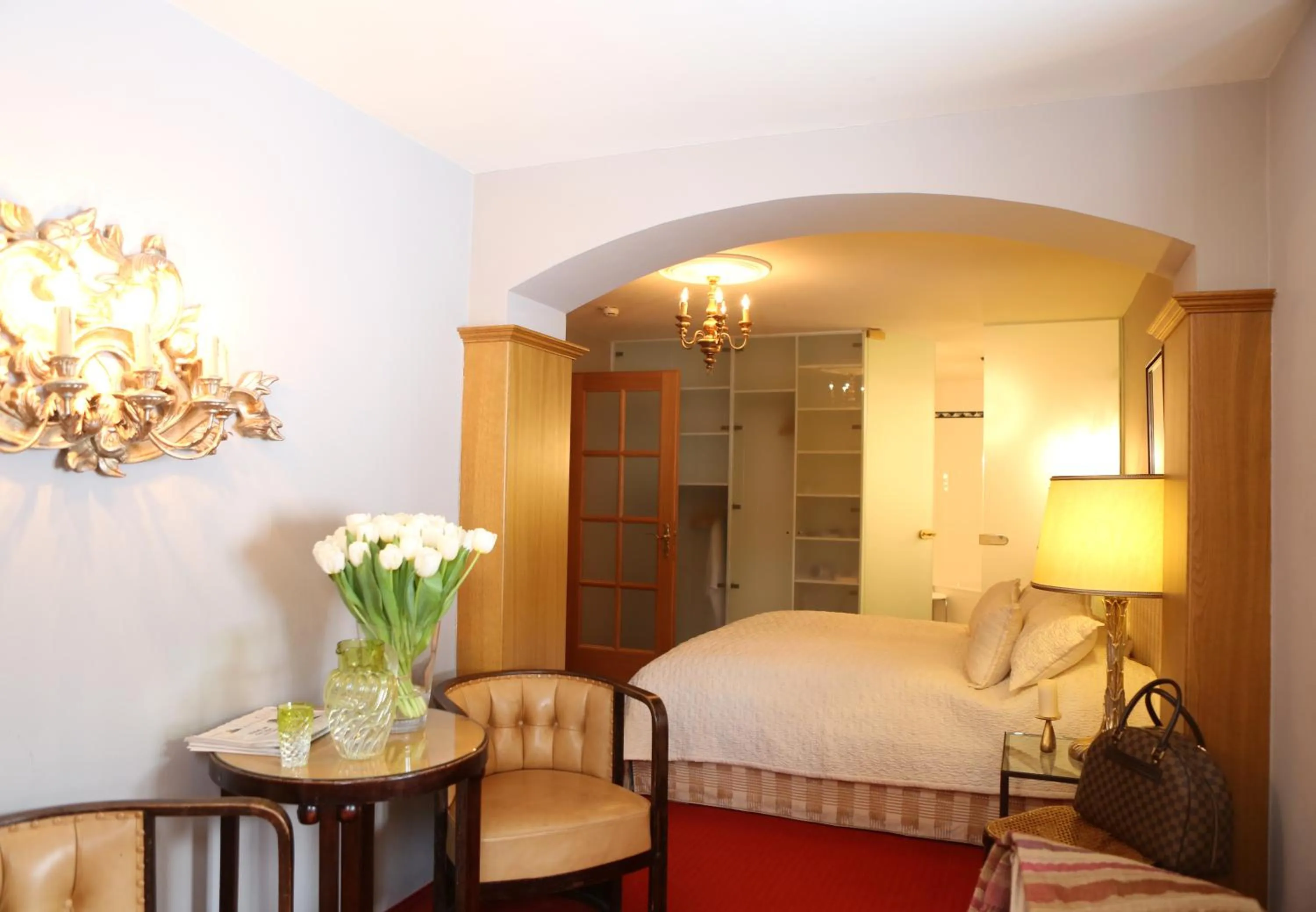 Photo of the whole room, Bed in Kristiania Lech