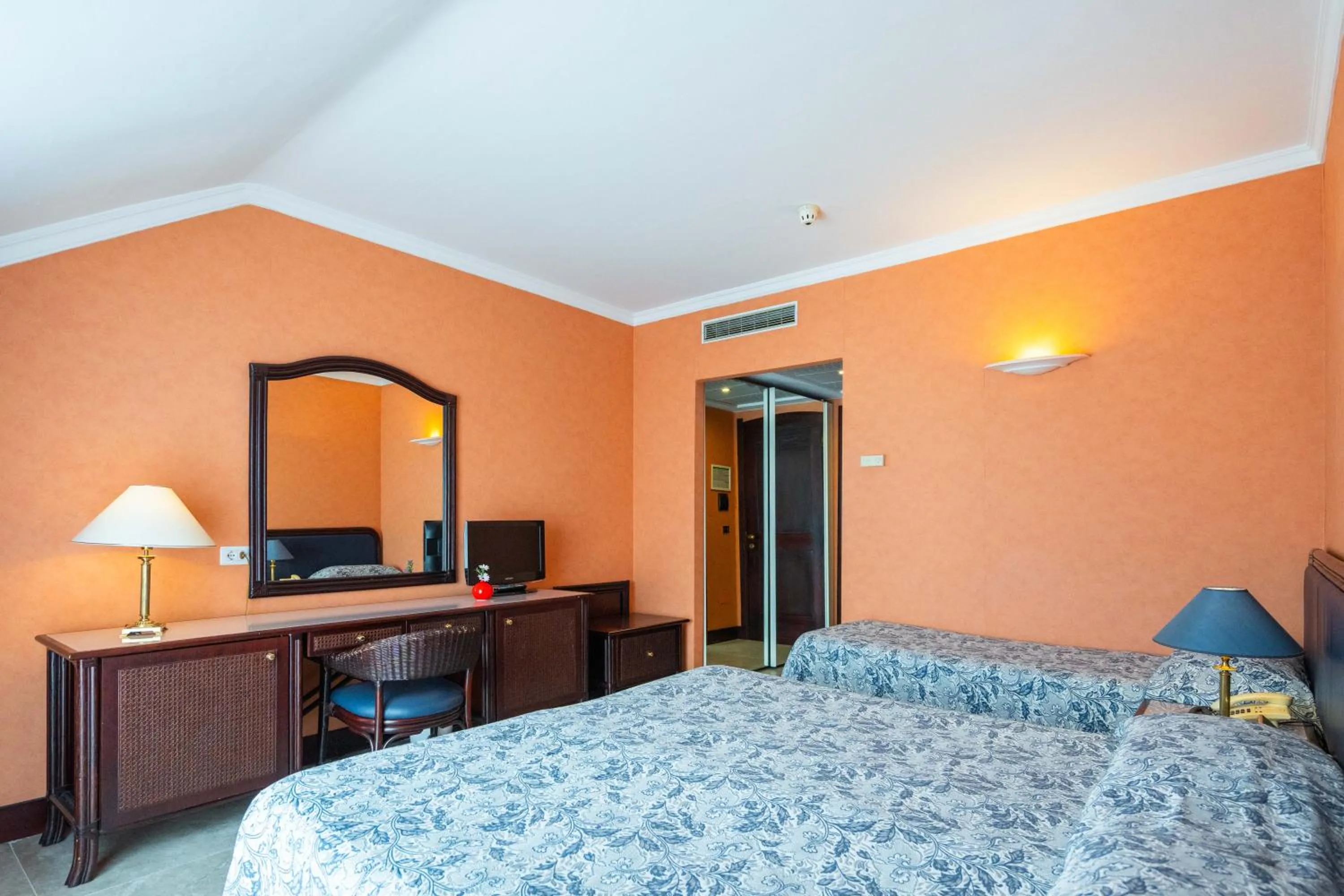 Bed in Hotel Schuhmann