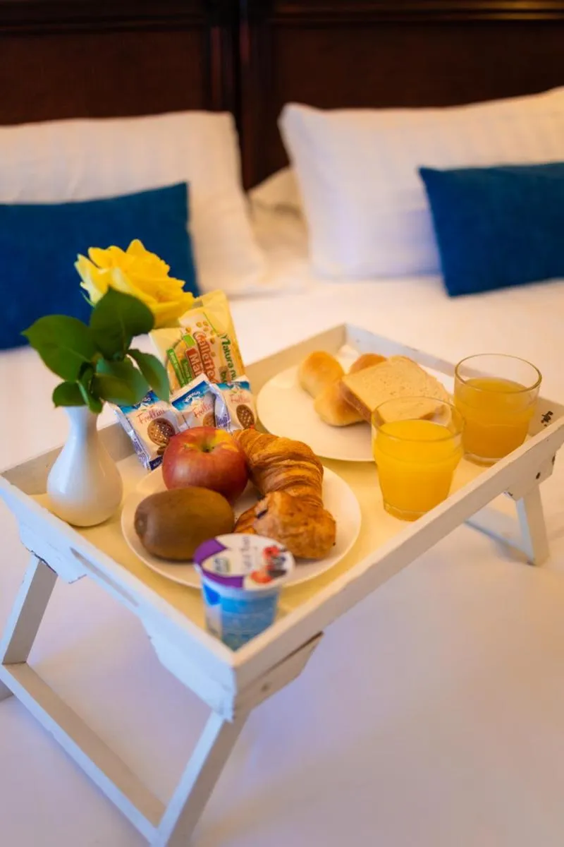 Bed in Hotel Schuhmann