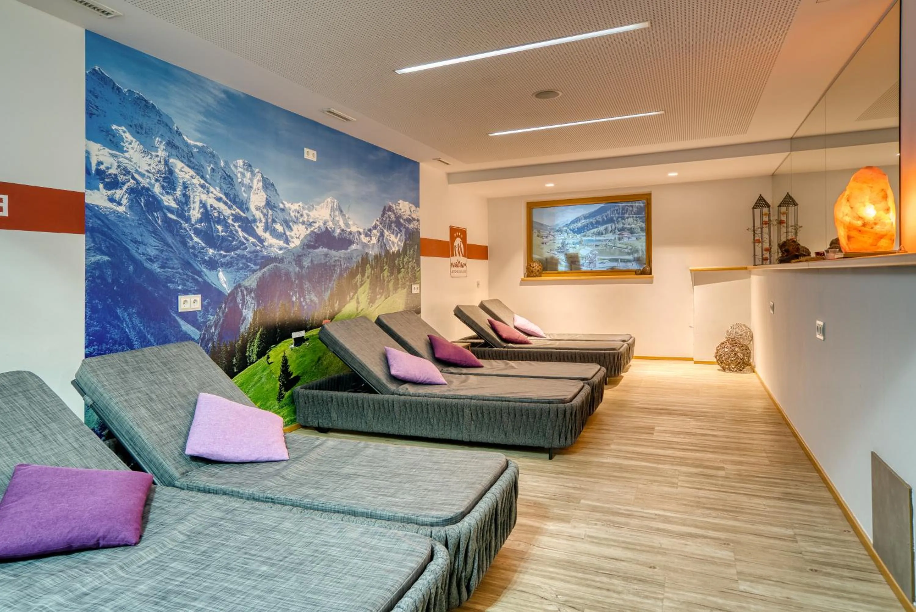 Spa and wellness centre/facilities in Mallaun Hotel.Erlebnis