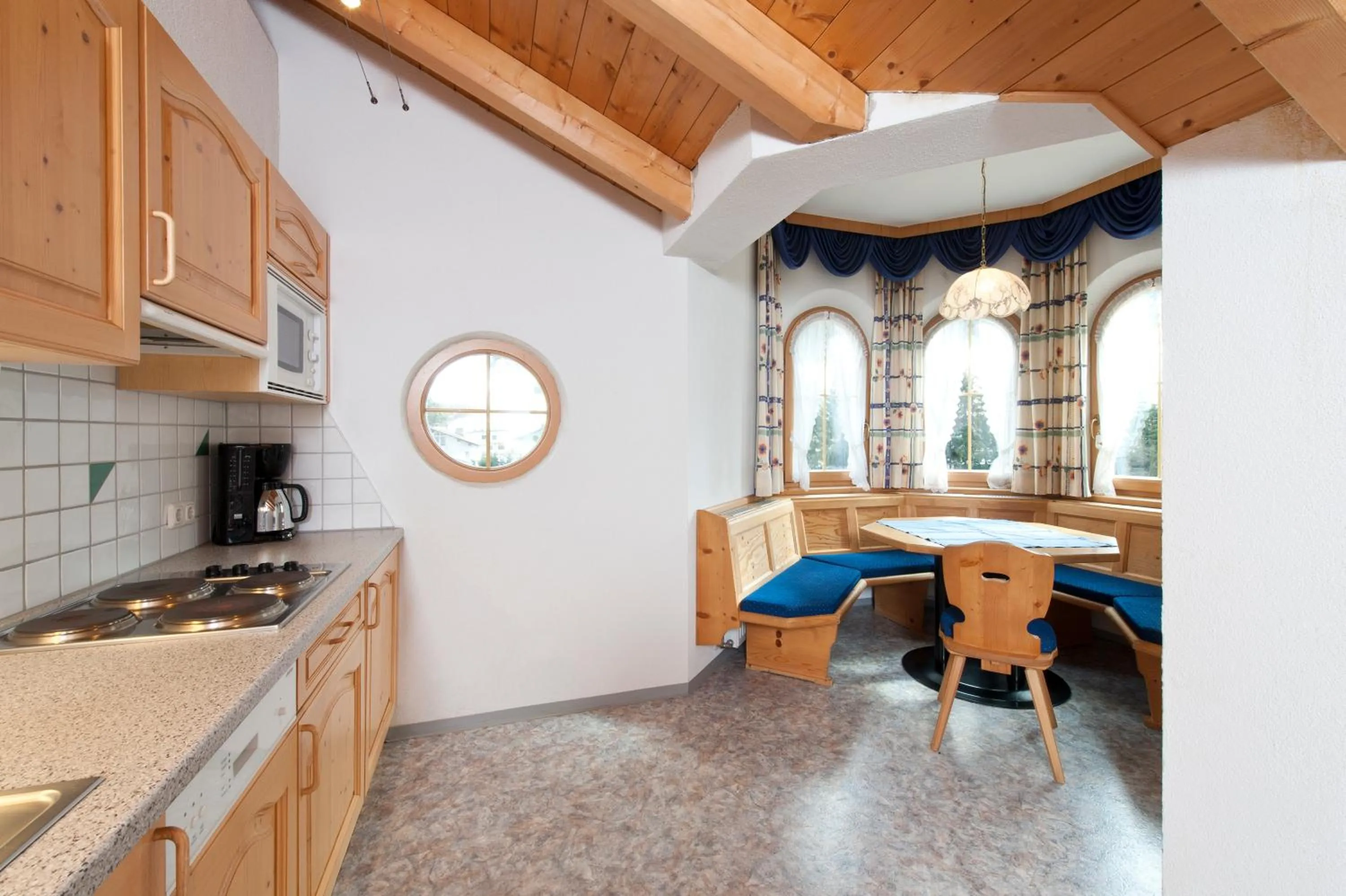 Kitchen or kitchenette in Mallaun Hotel.Erlebnis