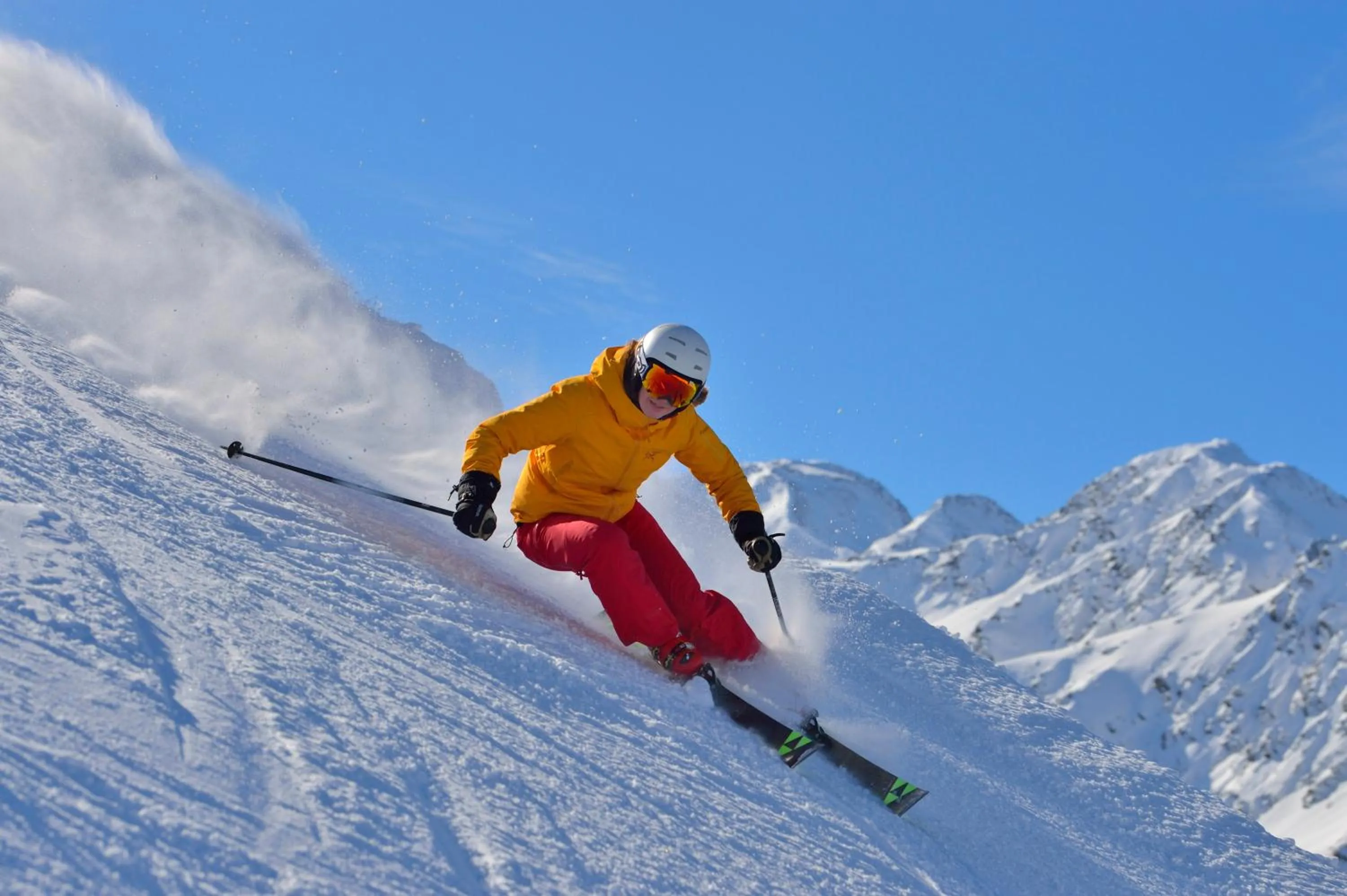 Skiing in Mallaun Hotel.Erlebnis