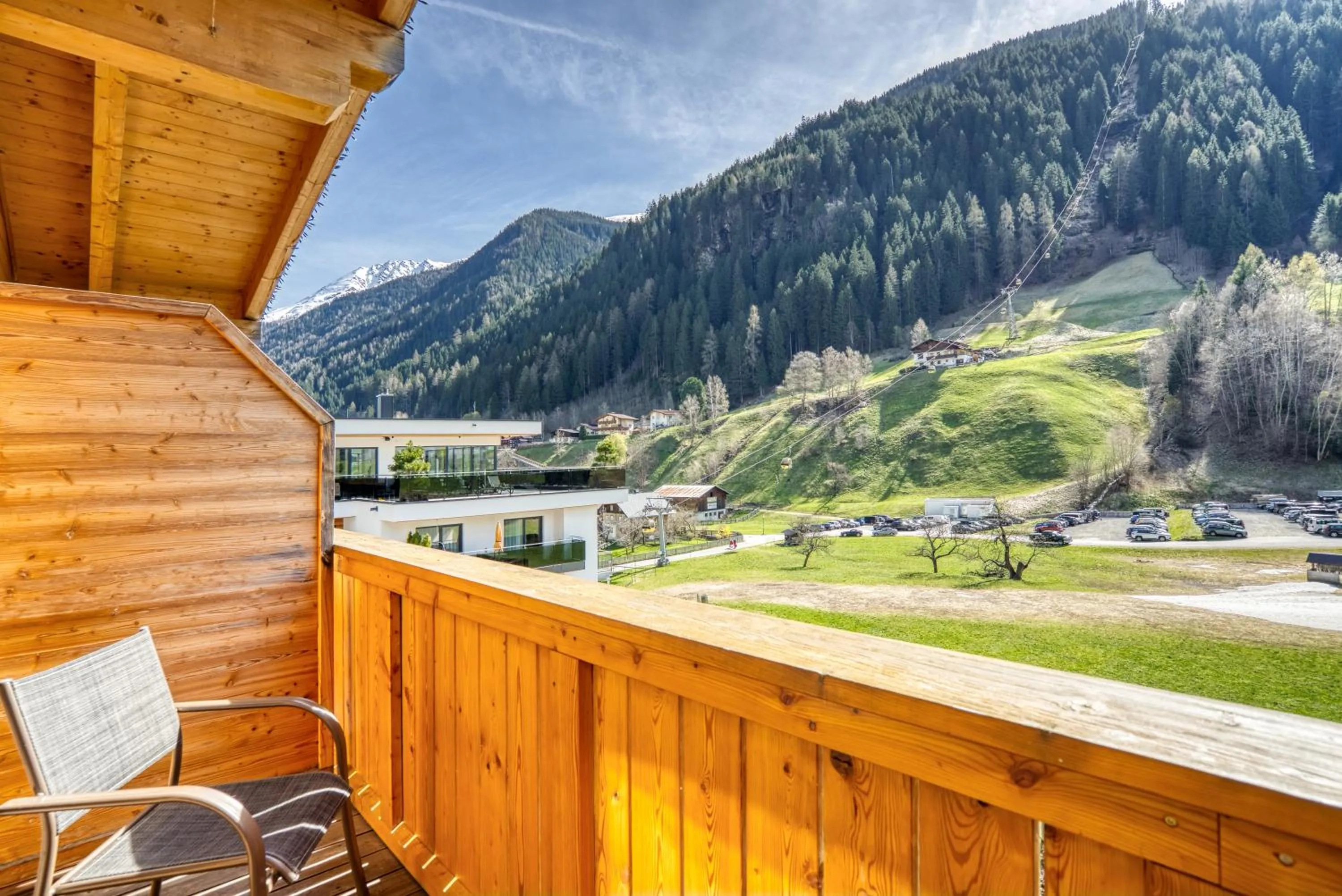 Balcony/Terrace in Mallaun Hotel.Erlebnis