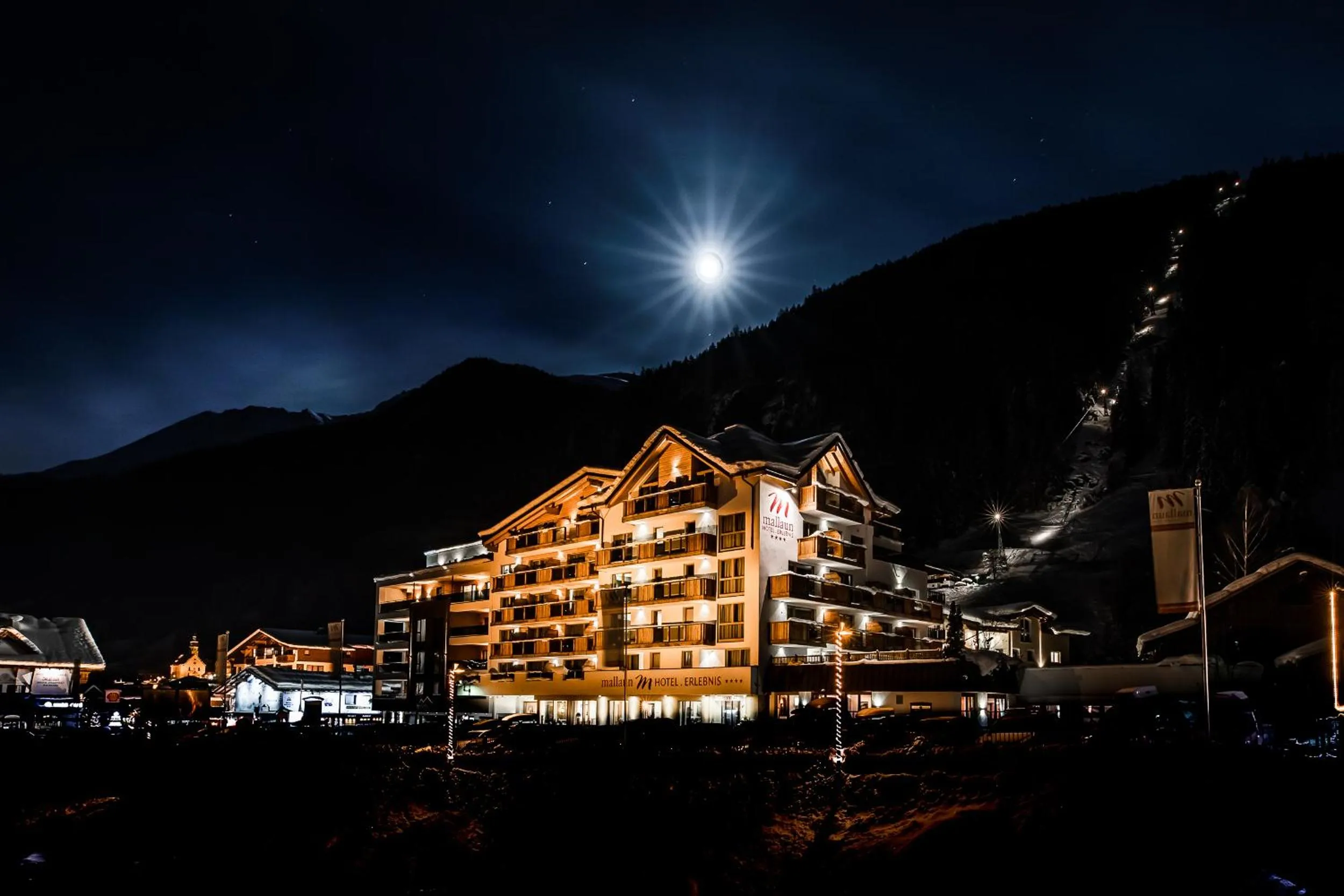 Property building in Mallaun Hotel.Erlebnis