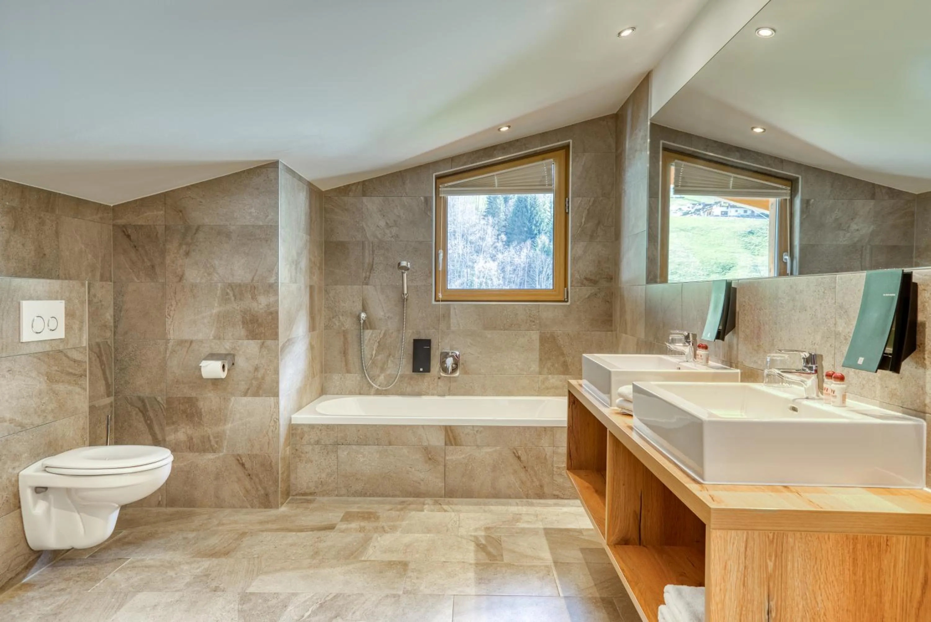 Toilet in Mallaun Hotel.Erlebnis