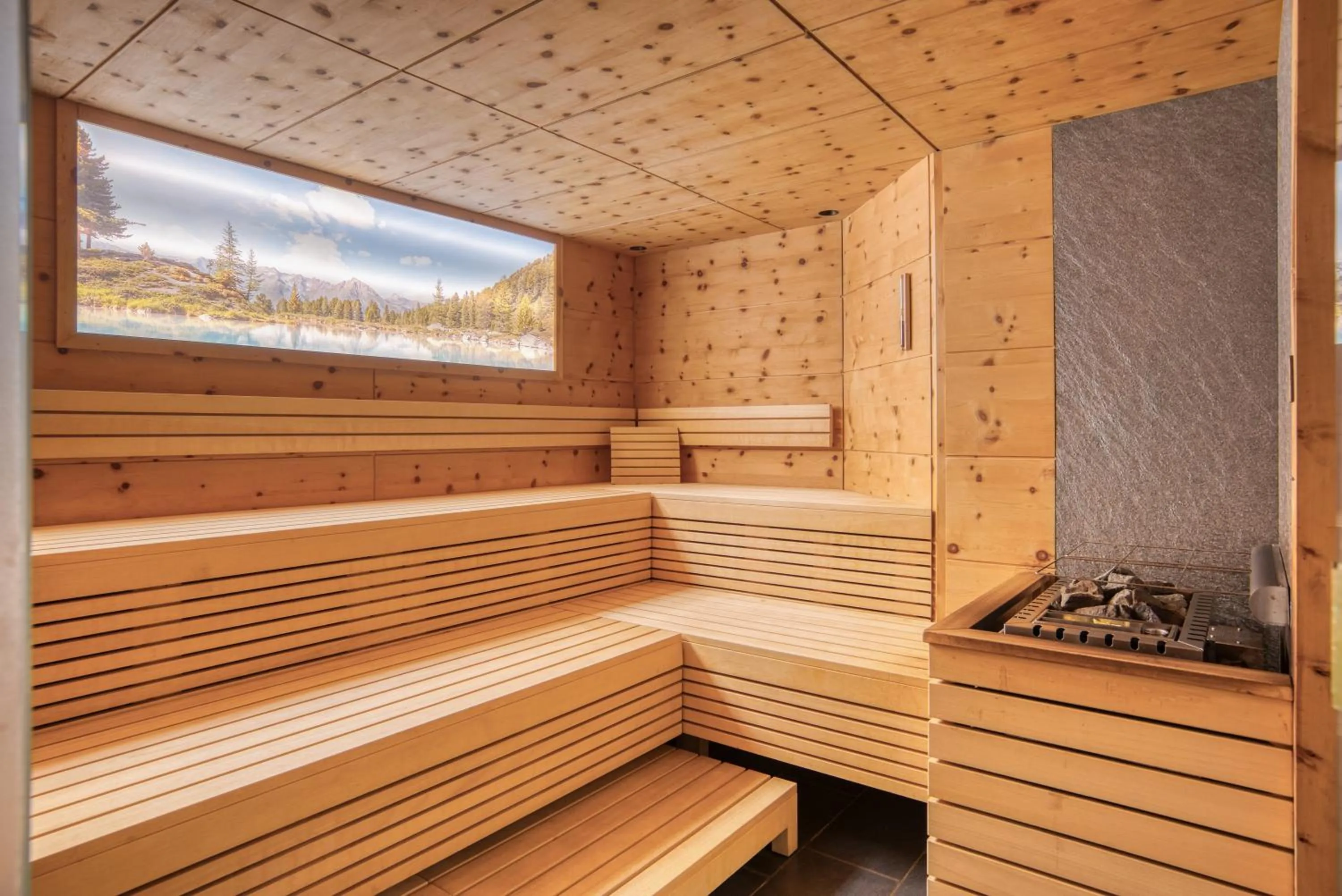 Sauna in Mallaun Hotel.Erlebnis