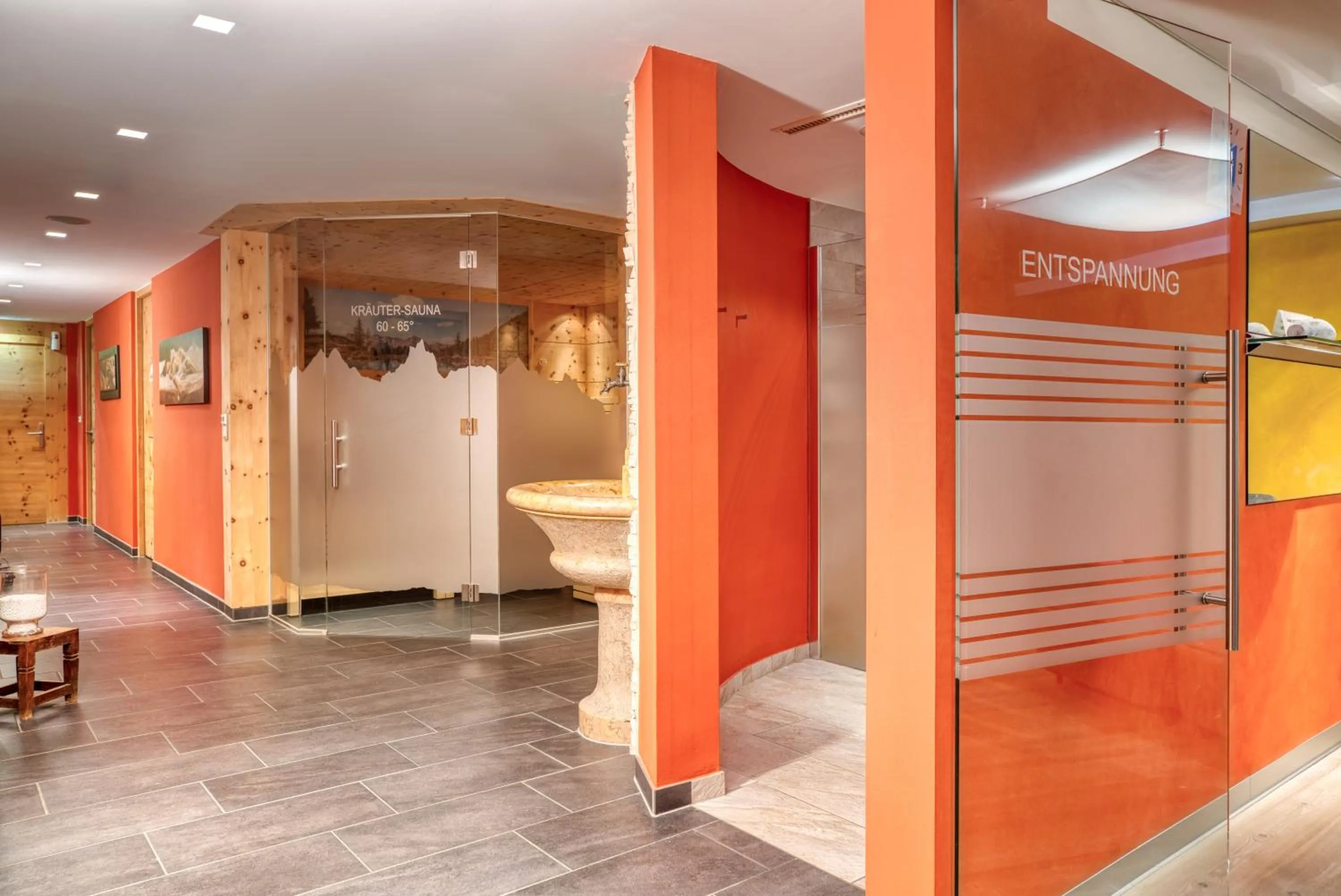 Spa and wellness centre/facilities in Mallaun Hotel.Erlebnis