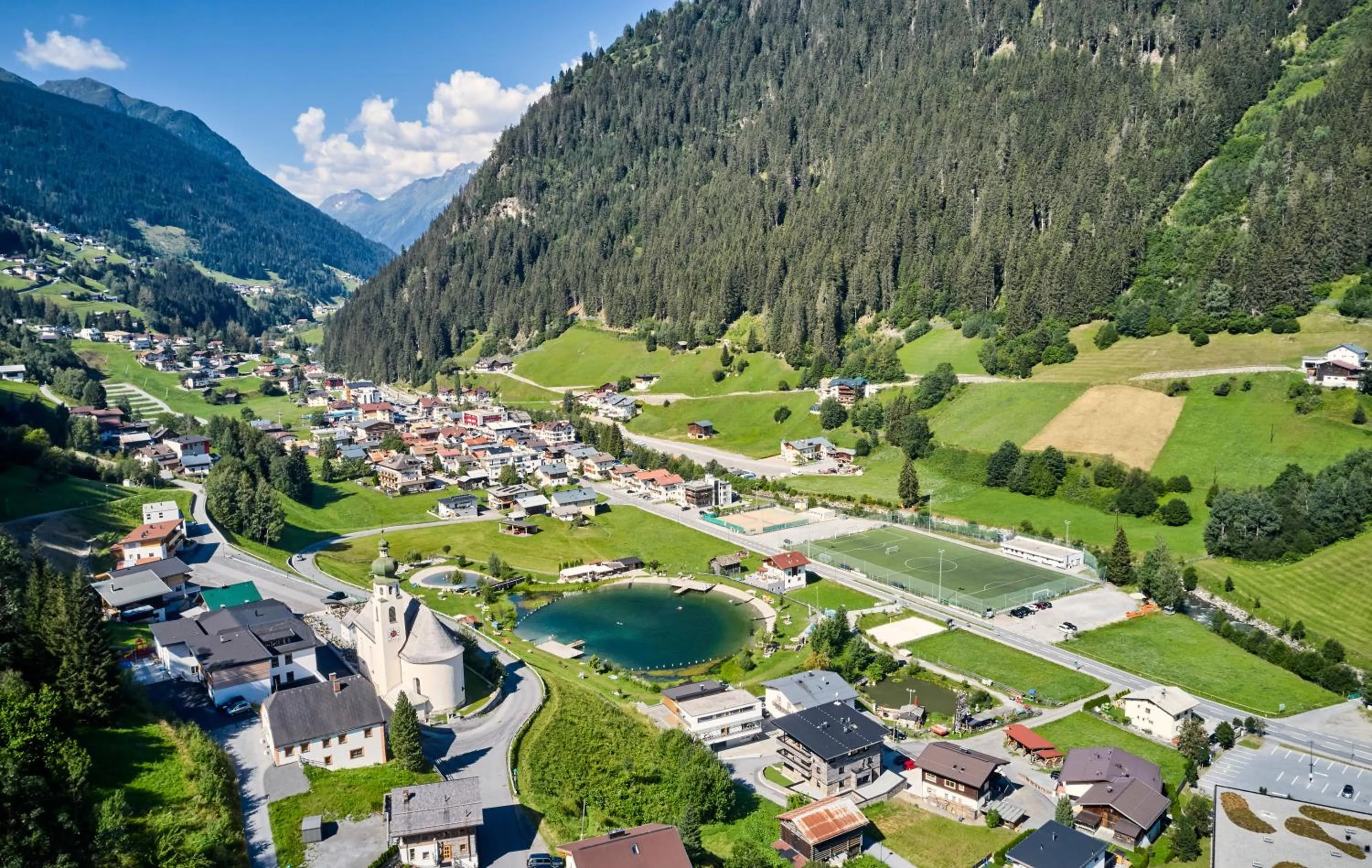 Natural landscape in Mallaun Hotel.Erlebnis