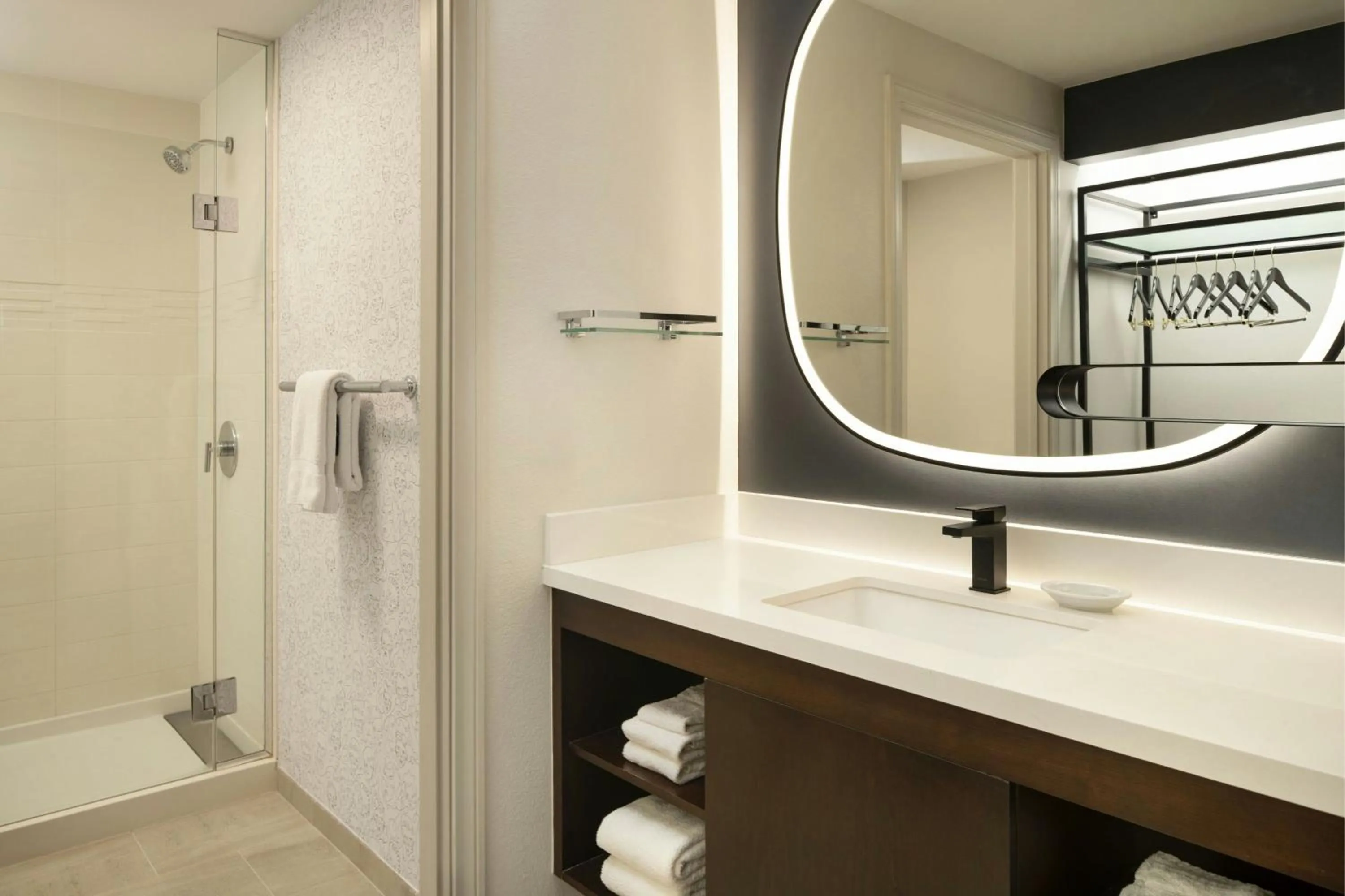 Bathroom in Residence Inn Irvine John Wayne Airport Orange County