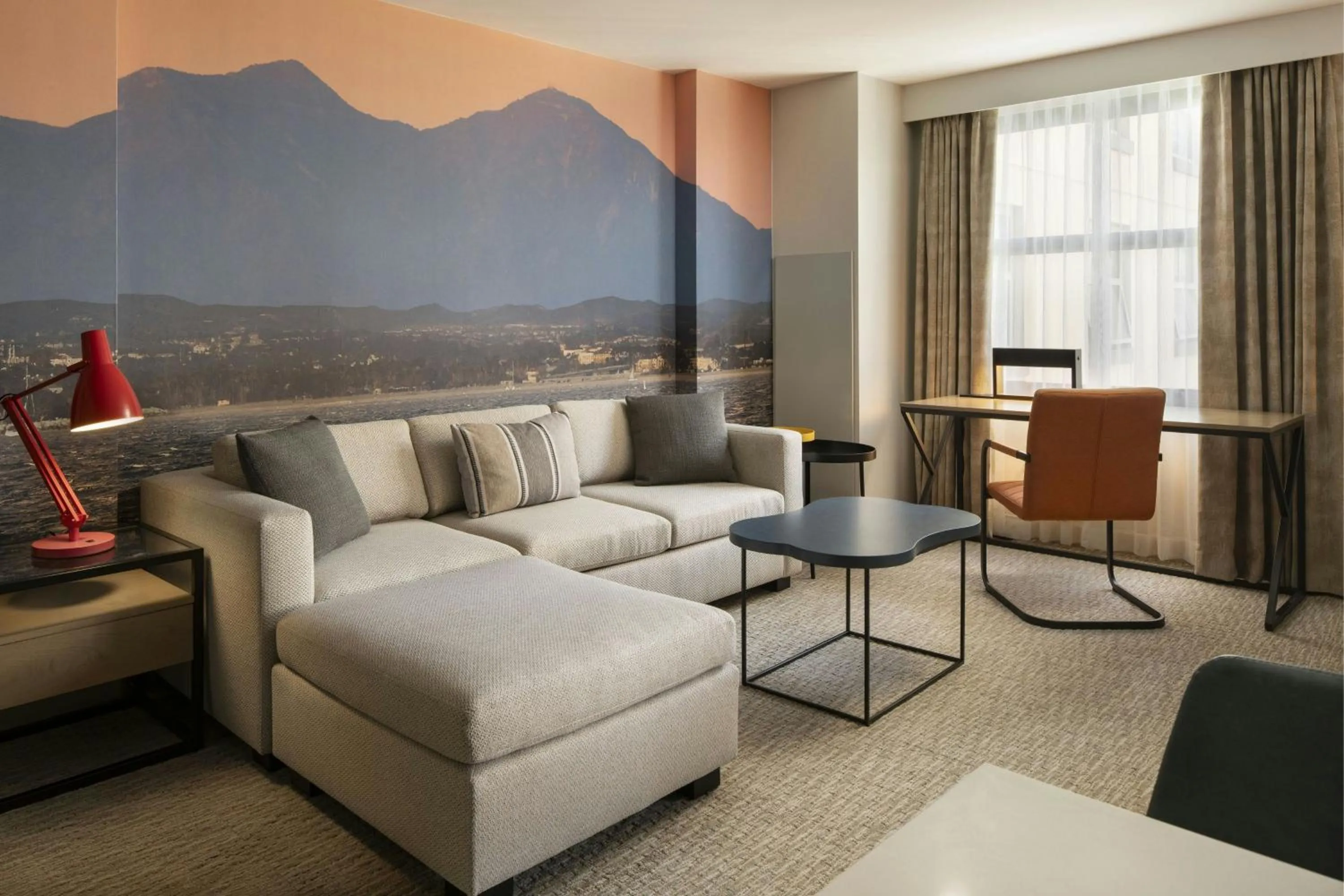 Living room in Residence Inn Irvine John Wayne Airport Orange County