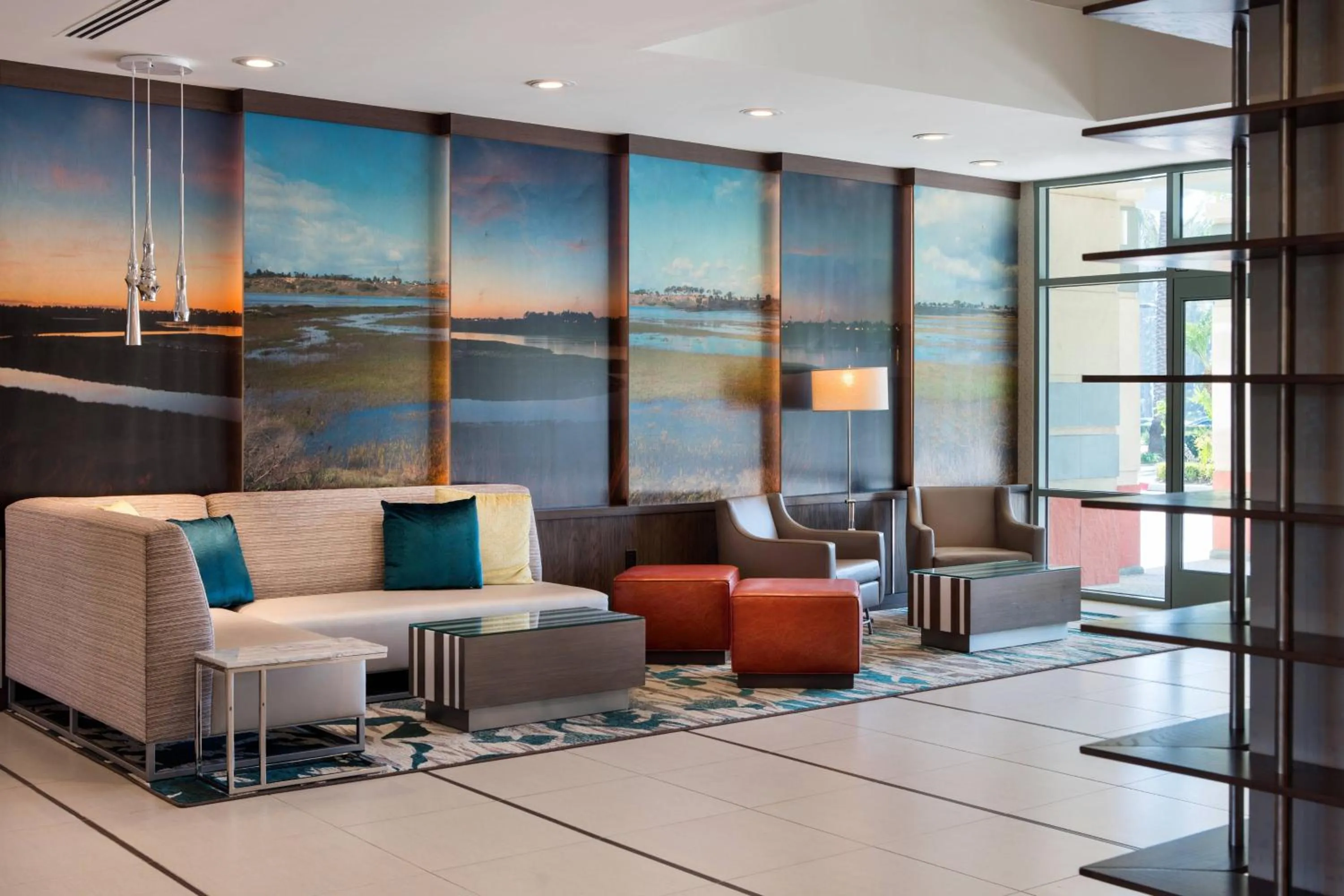 Lobby or reception in Residence Inn Irvine John Wayne Airport Orange County