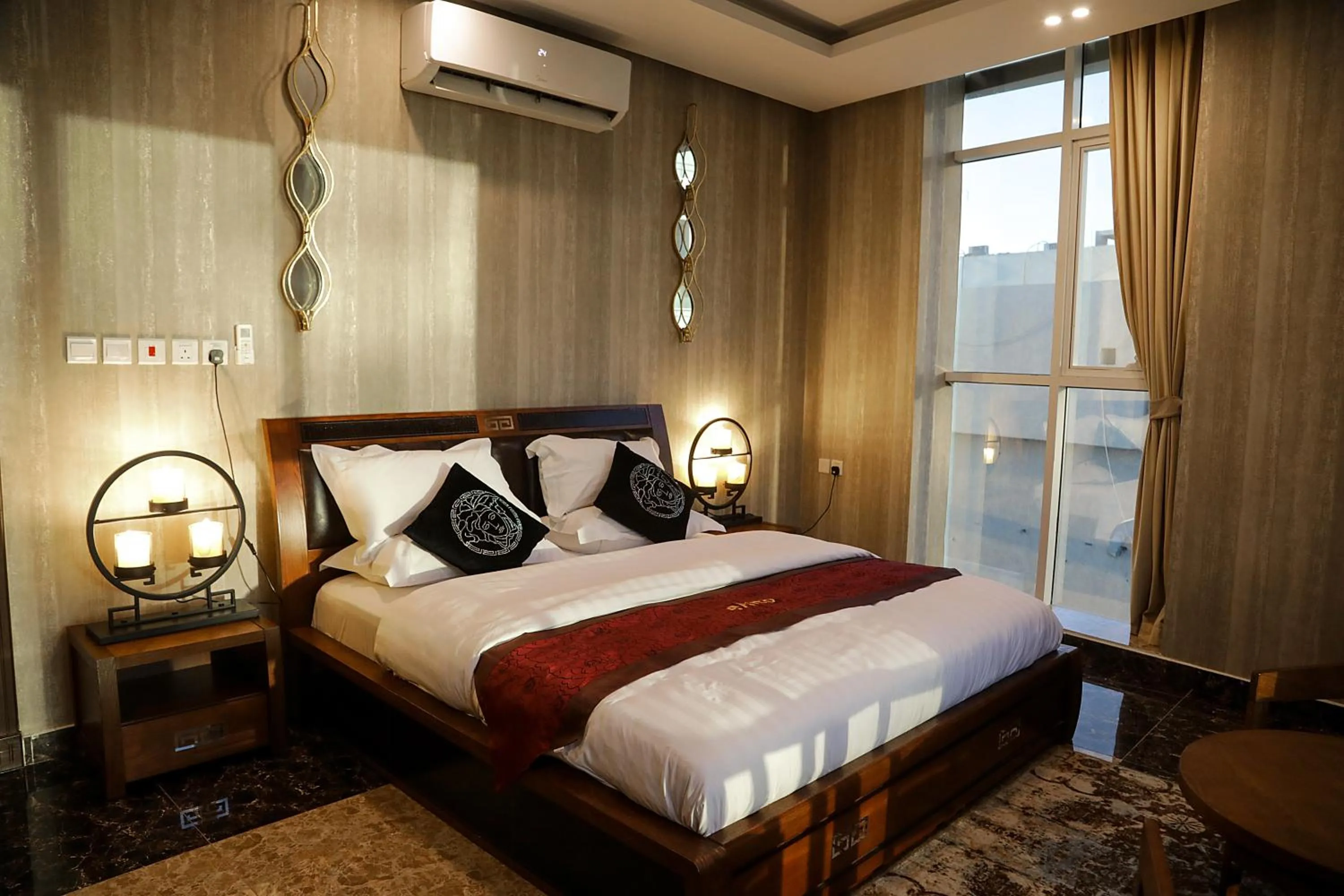 Bed in Arto Aparthotel