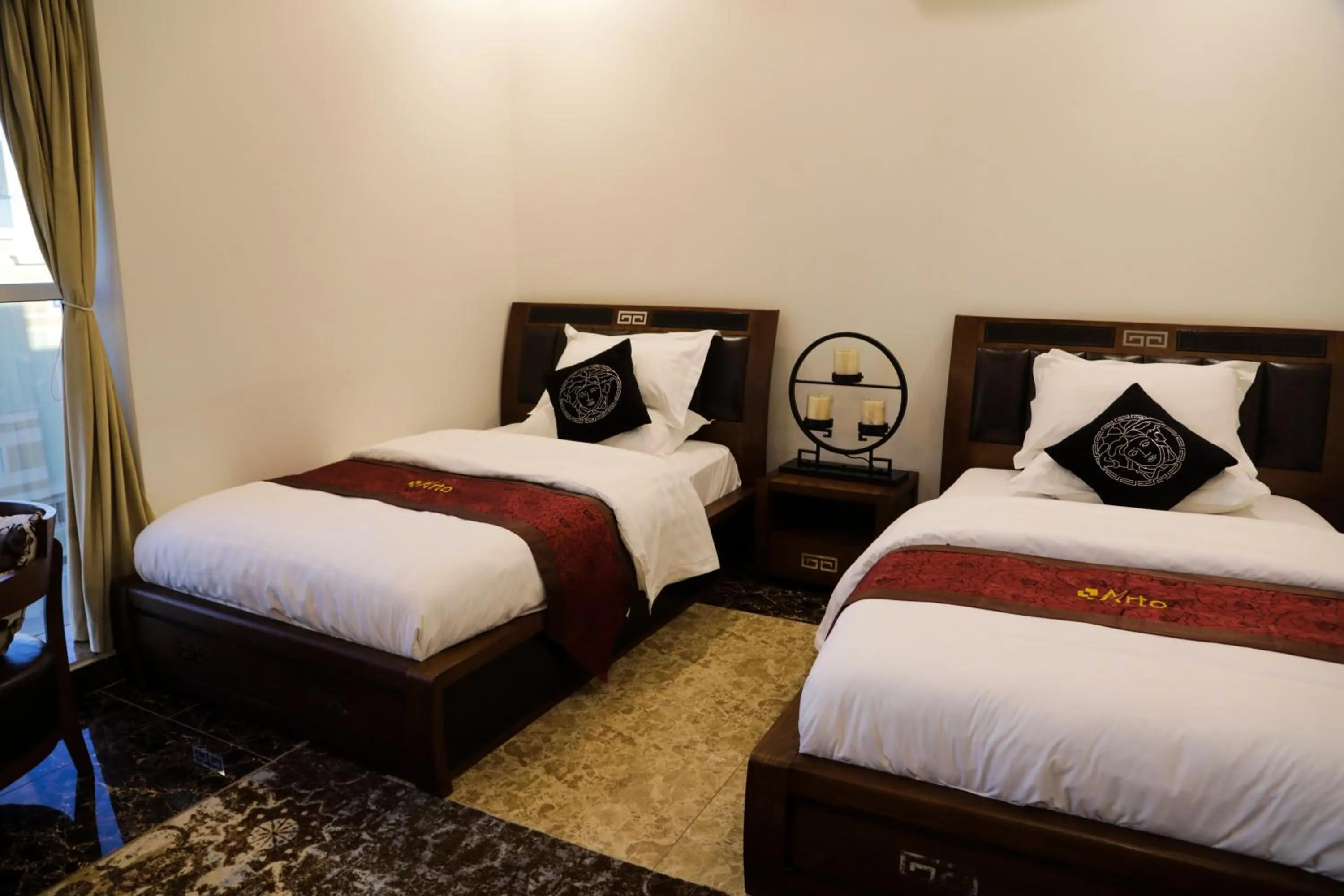 Bed in Arto Aparthotel