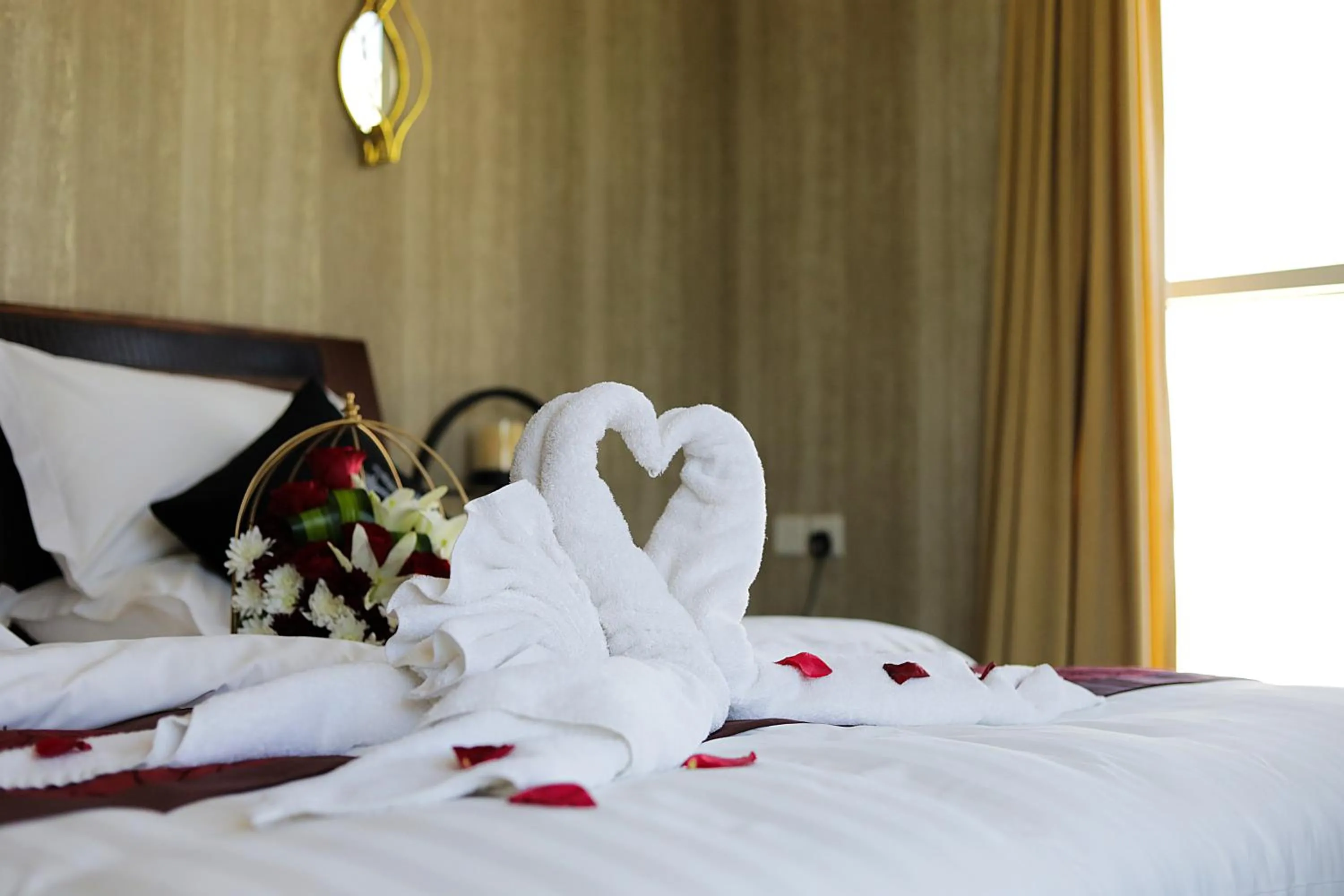Bed in Arto Aparthotel