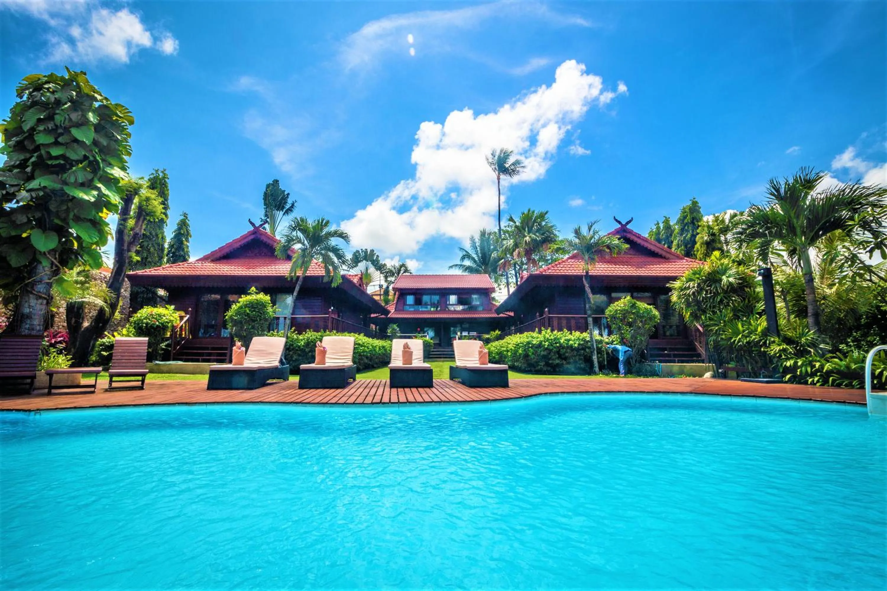Natural landscape in Erawan Villa Hotel