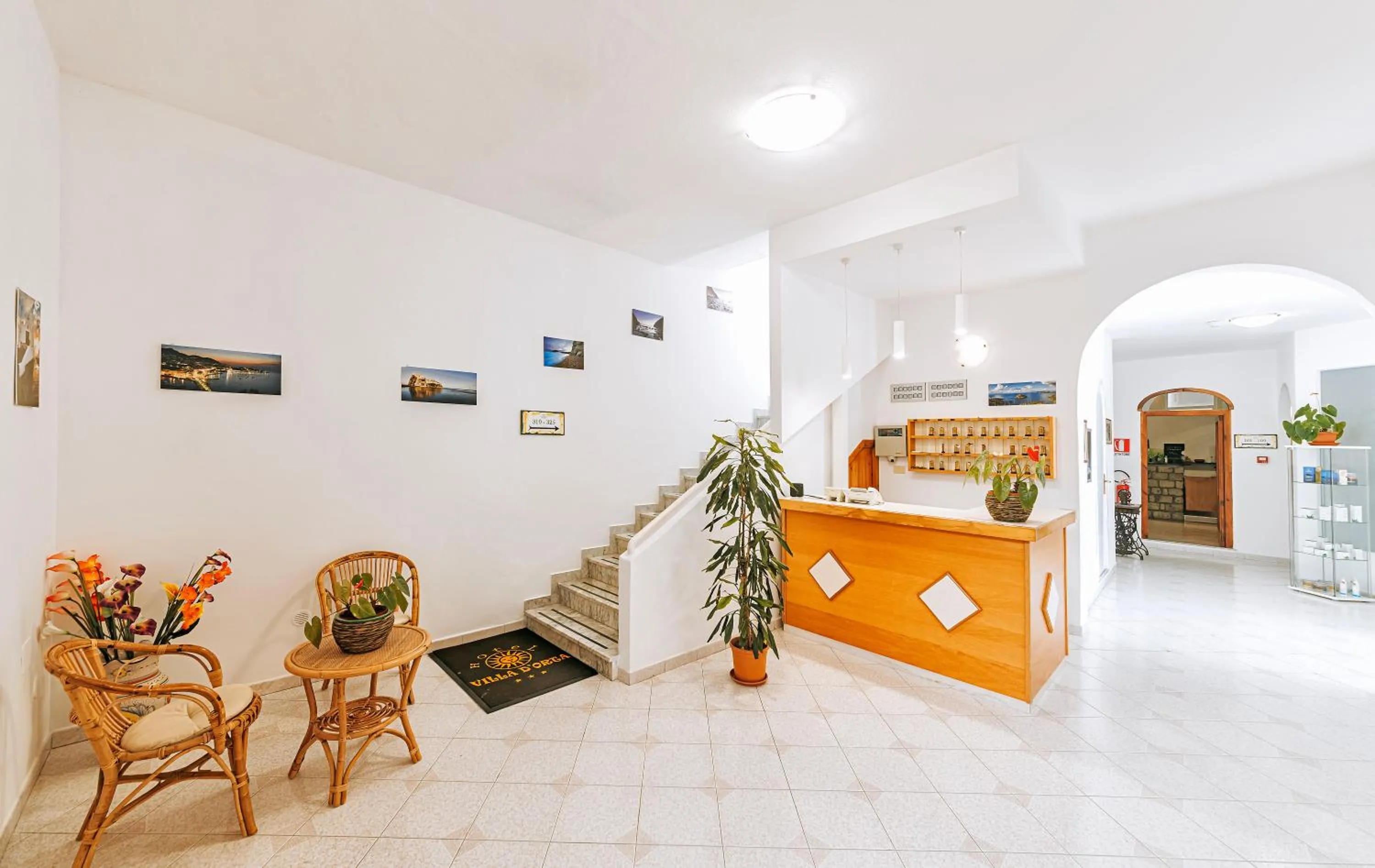 Lobby or reception in Hotel Villa D'Orta