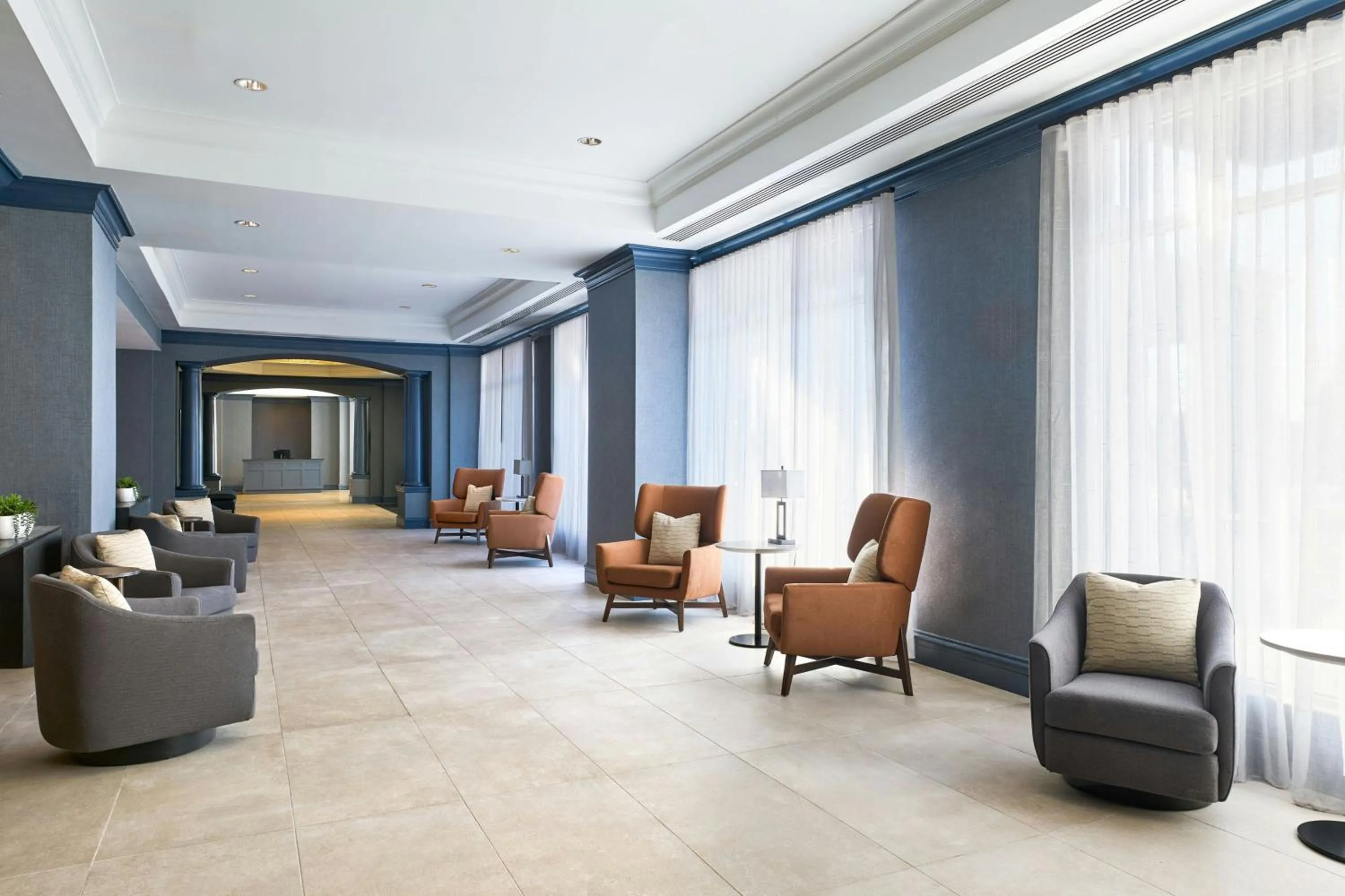 Lobby or reception in Bridgewater Marriott