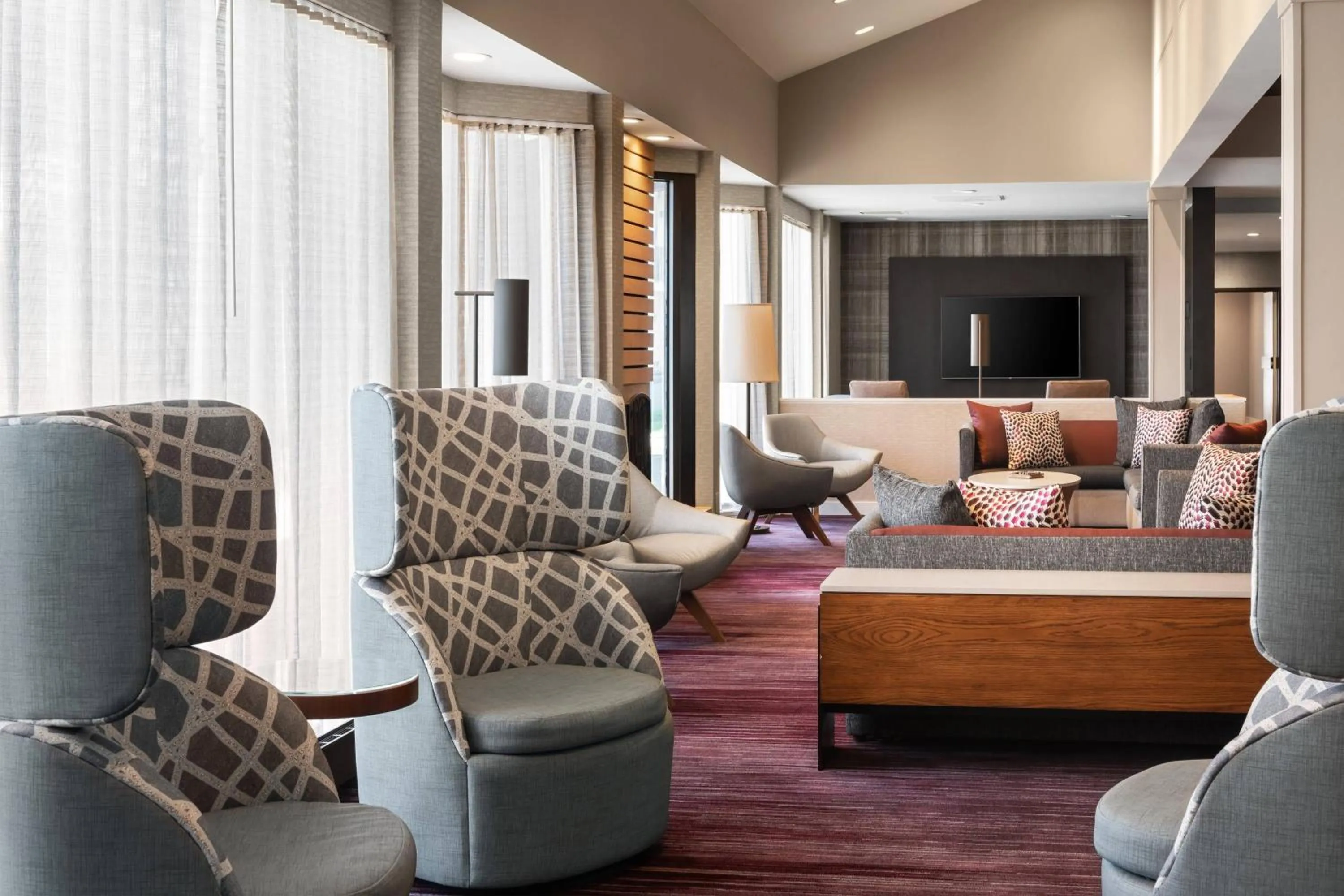 Lobby or reception in Courtyard Syracuse Carrier Circle