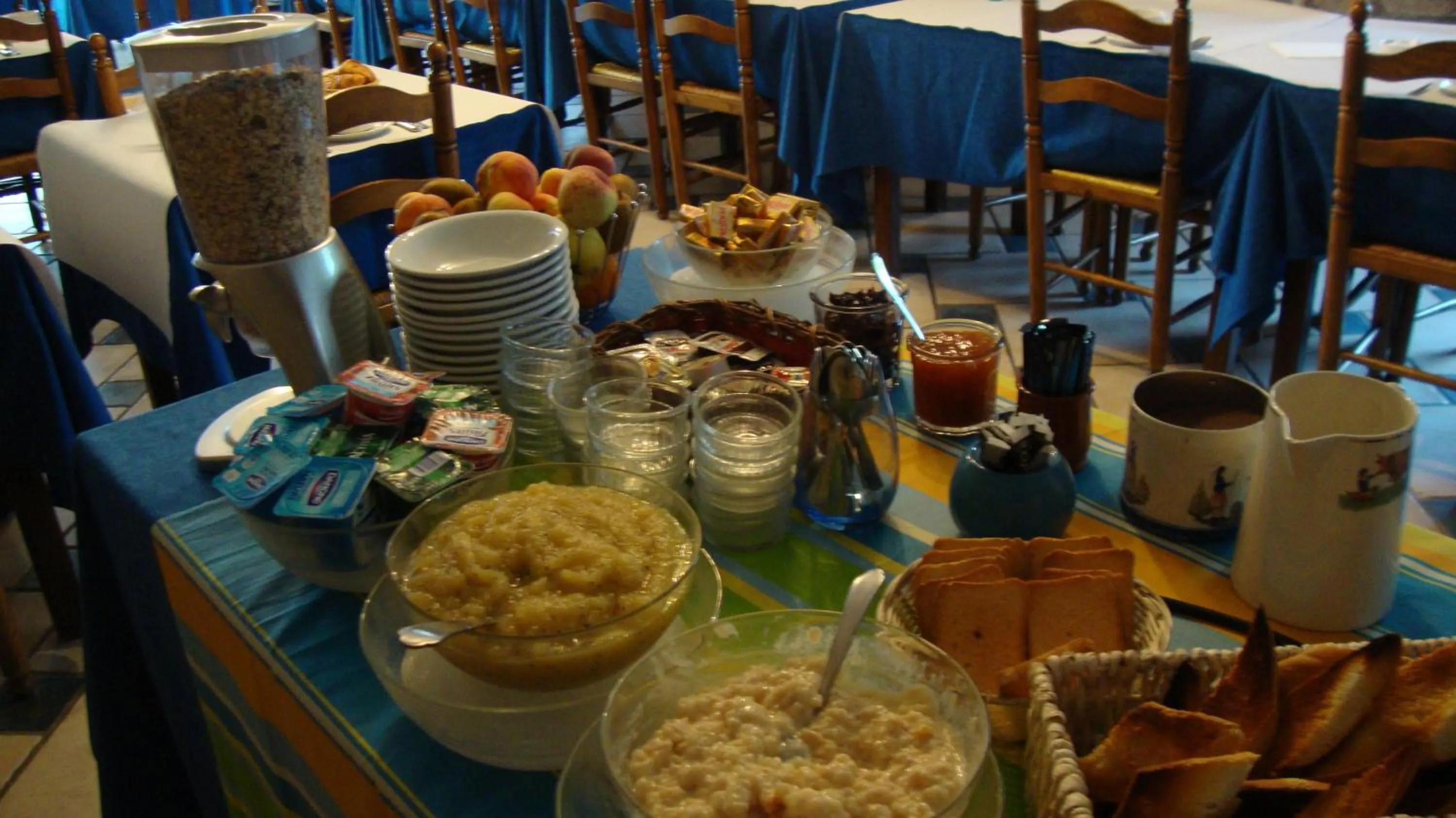 Continental breakfast in Hotel Pikassaria