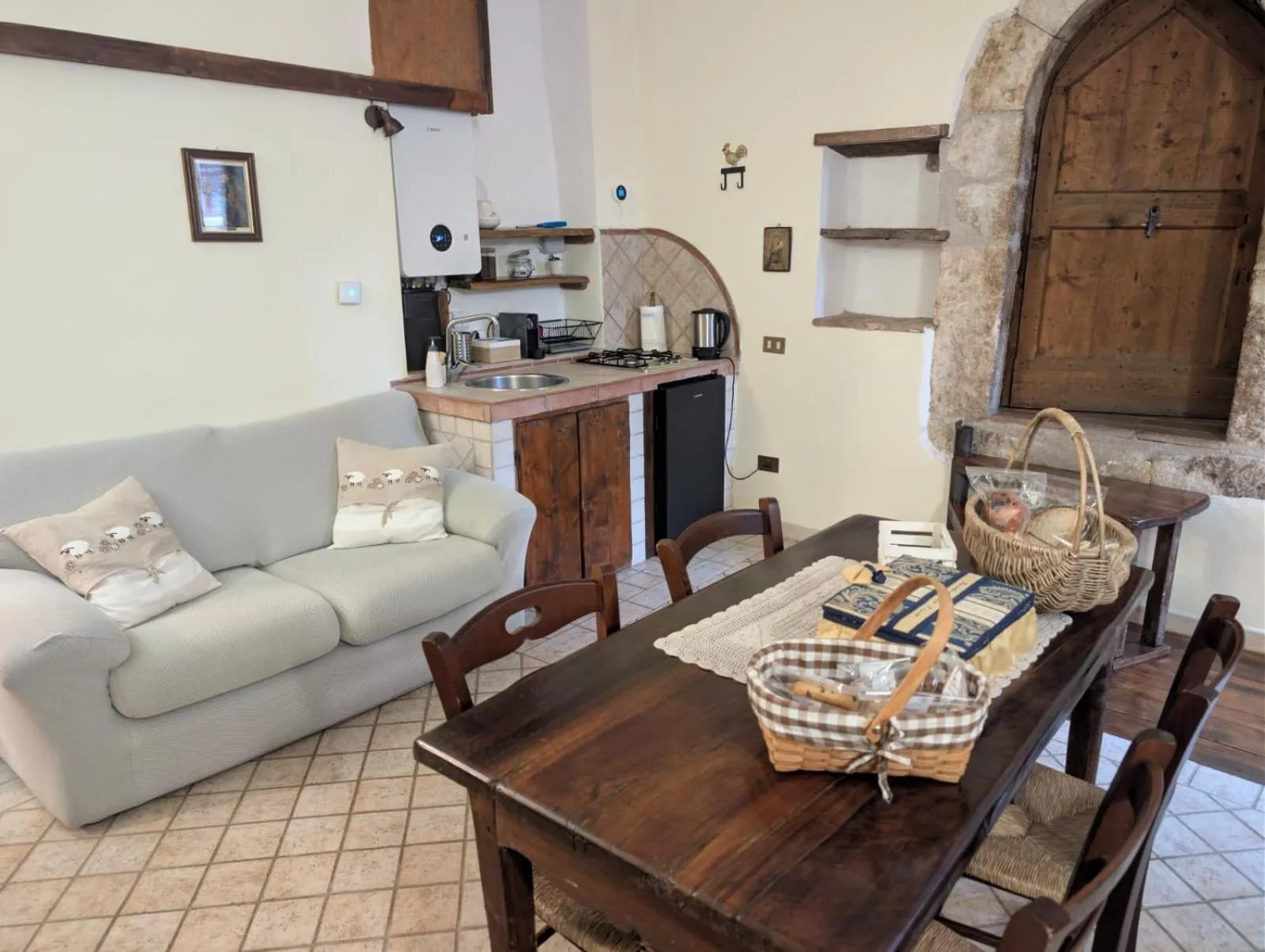 Living room in Residenza La Torre