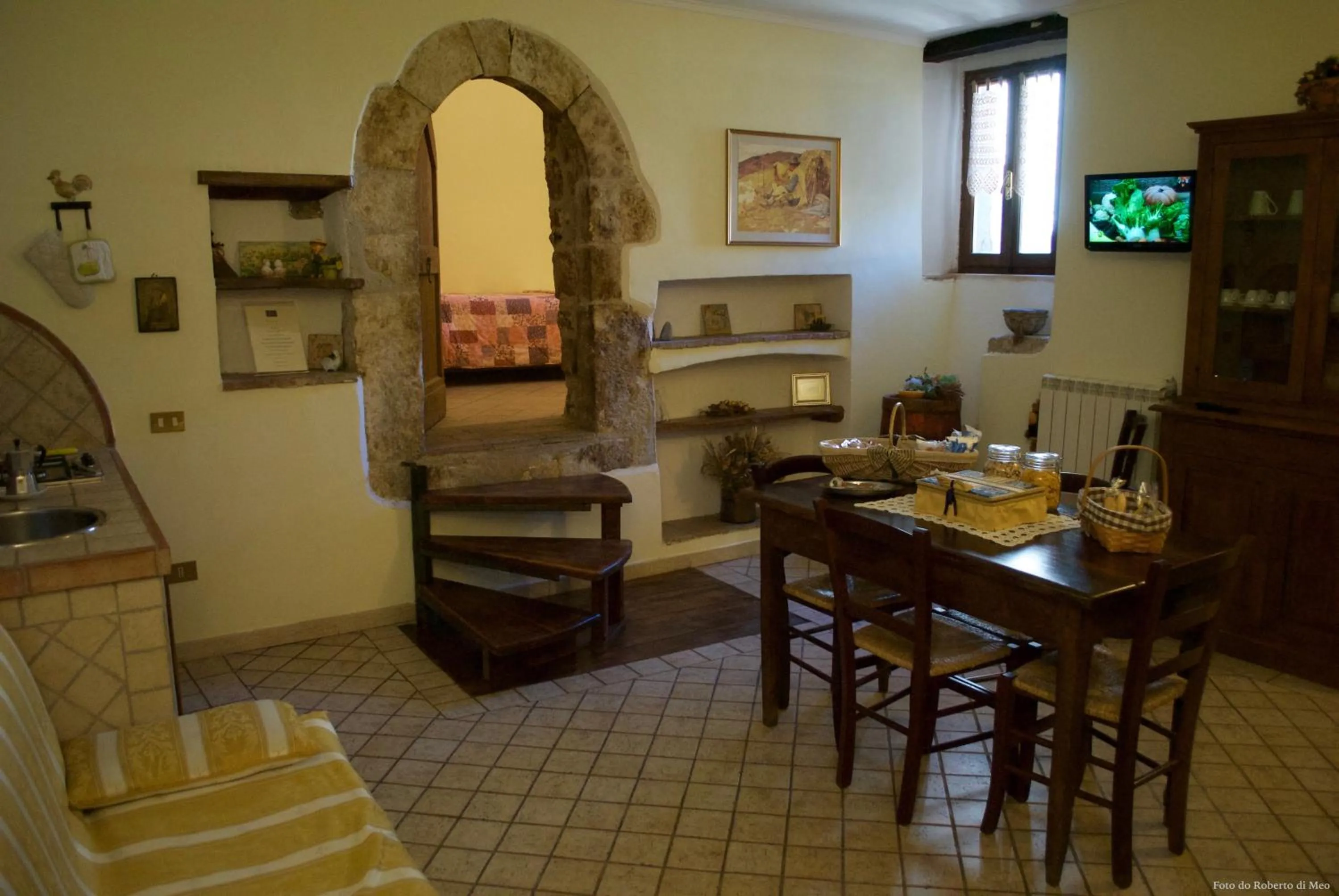 Kitchen or kitchenette in Residenza La Torre