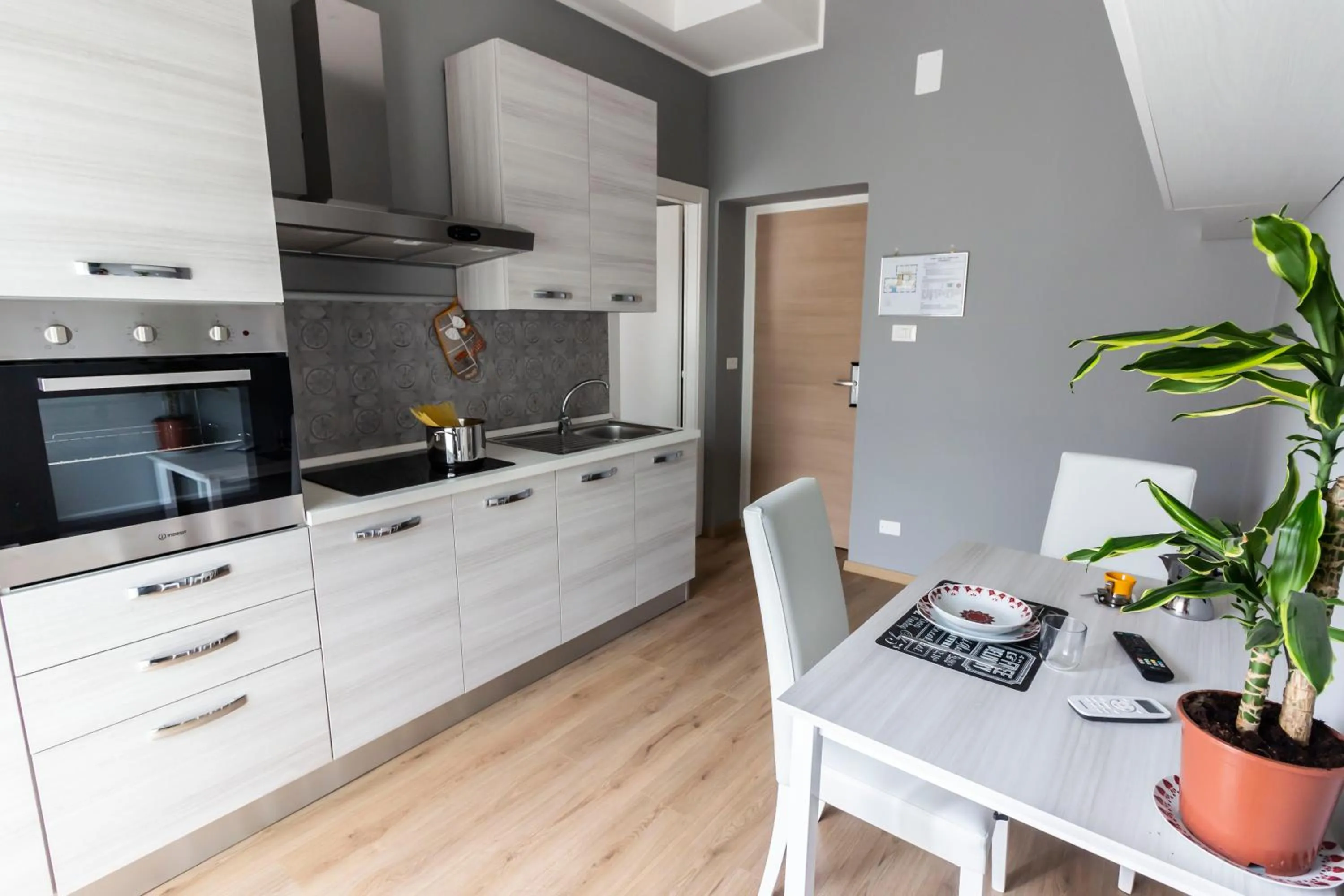 Kitchen or kitchenette in Hotel Gran Sasso & SPA