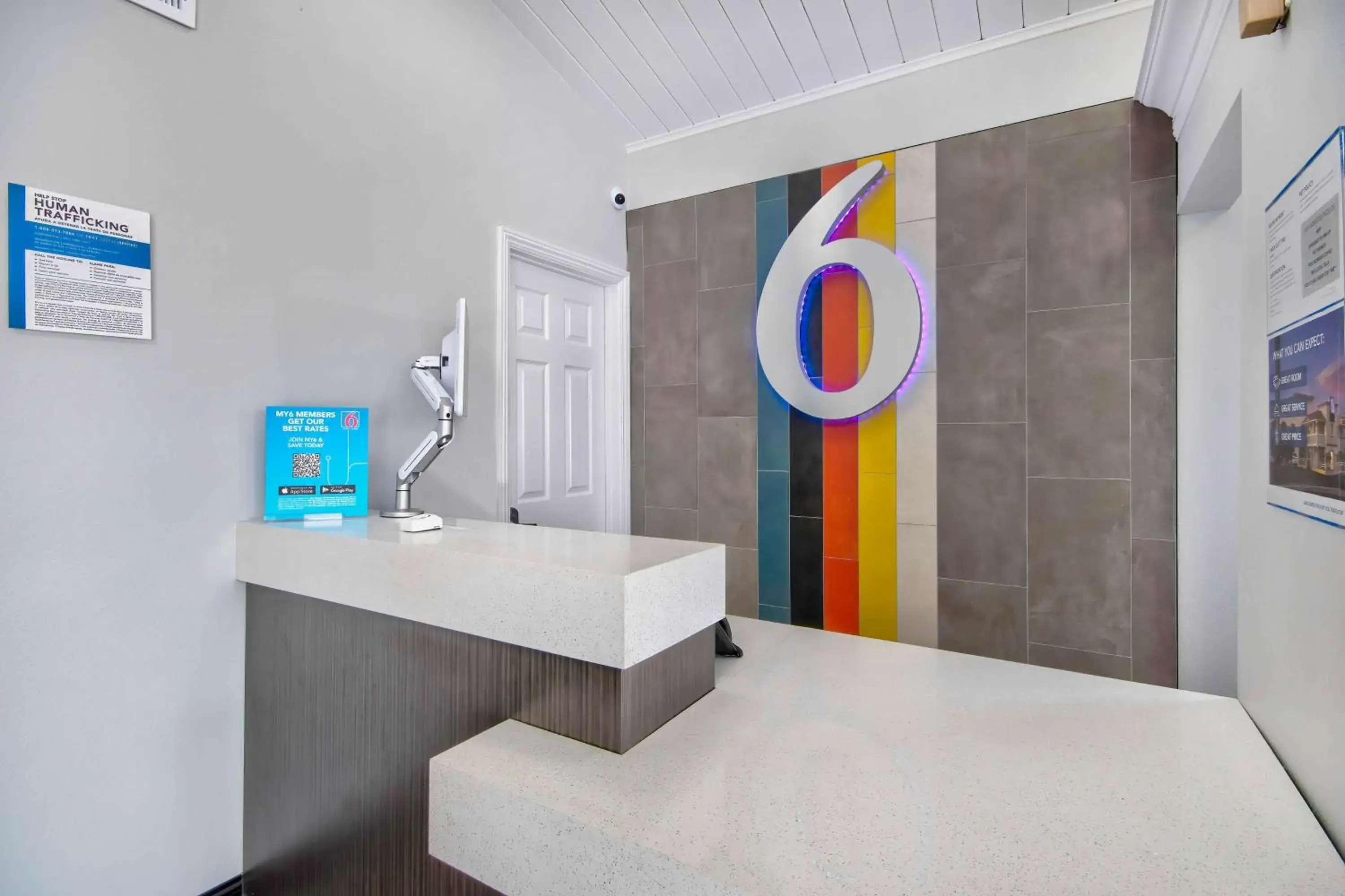 Lobby or reception in Studio 6 Eureka CA Old Town Lobby or reception in Studio 6 Eureka CA Old Town