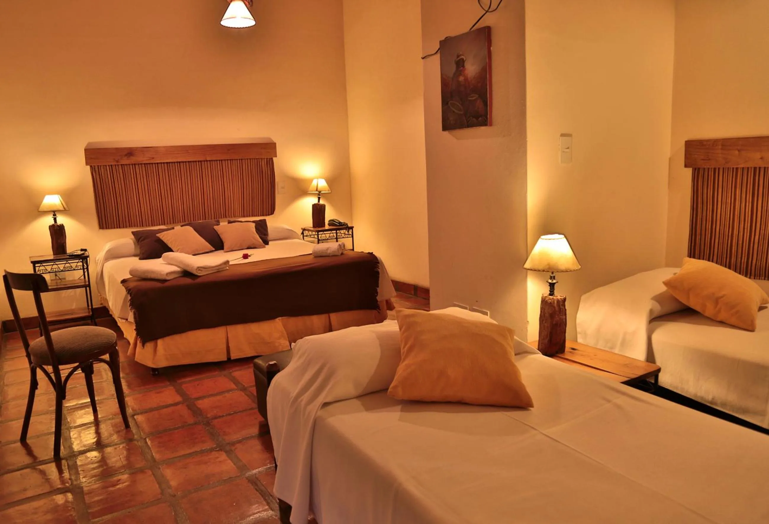 Bed in Hotel El Reposo Del Diablo