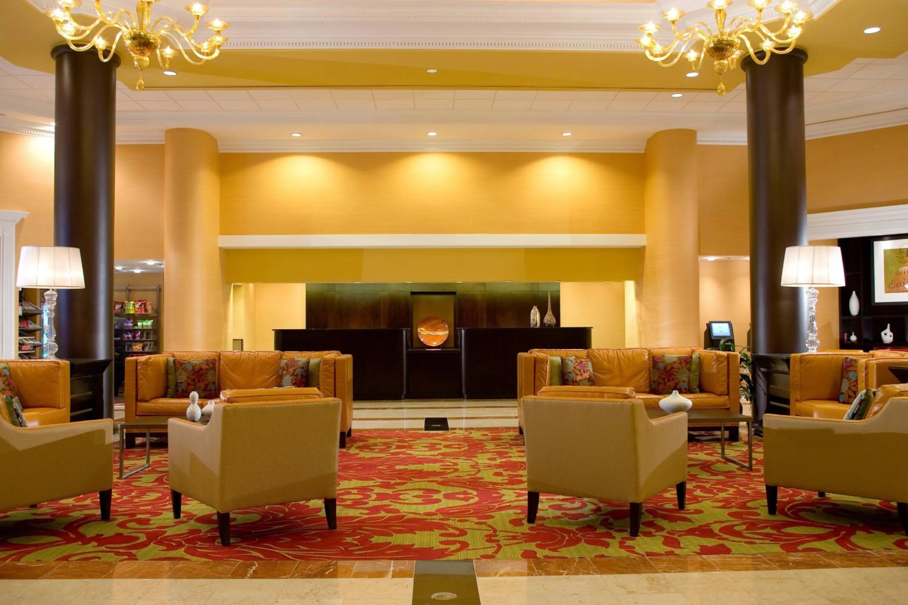 Lobby or reception in Falls Church Marriott Fairview Park