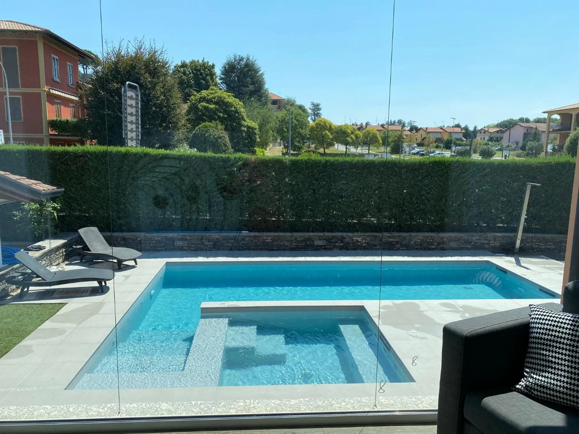 Garden view in B&B ARCOBALENO