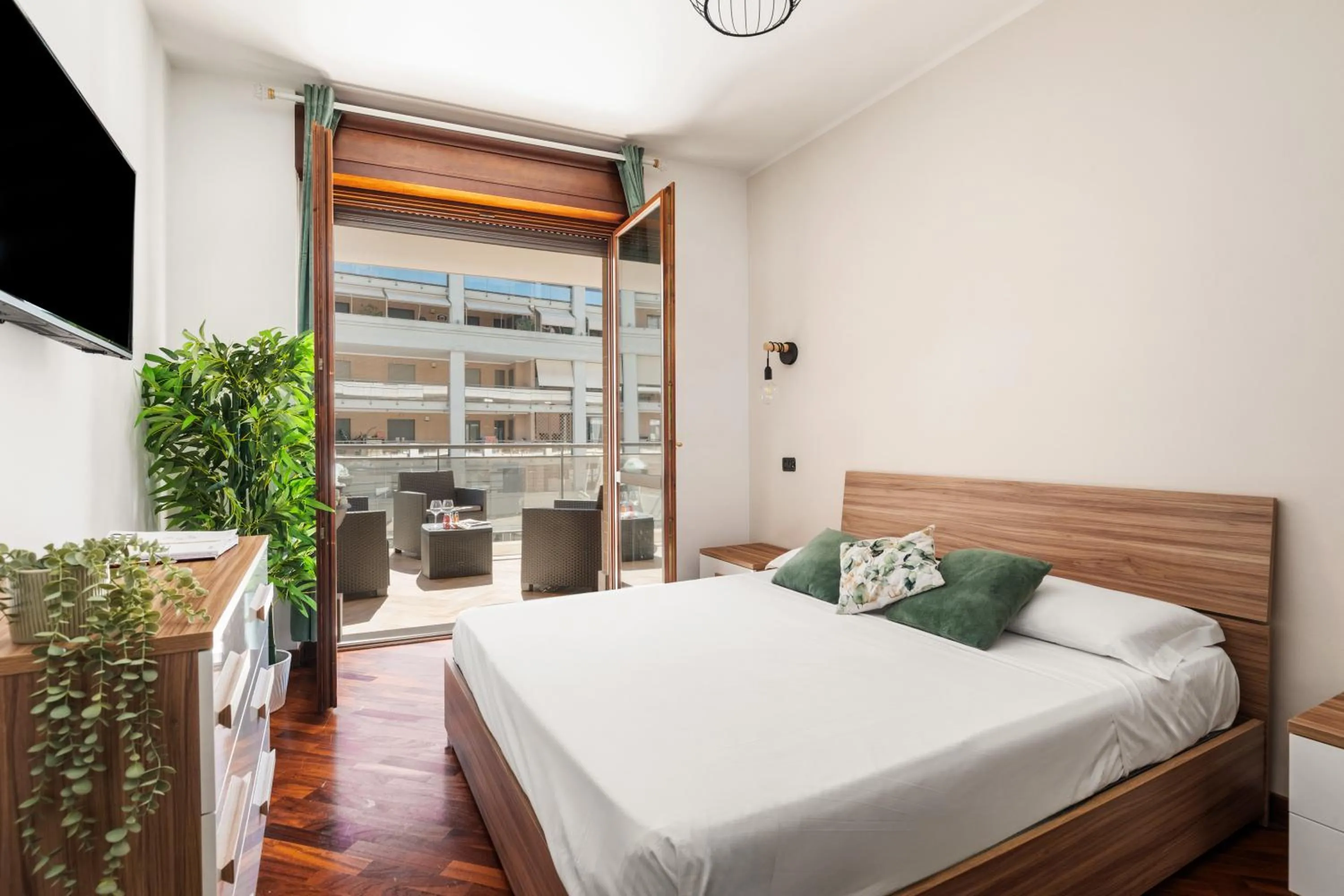 Bedroom, Bed in Giramondo LuxeFierairport