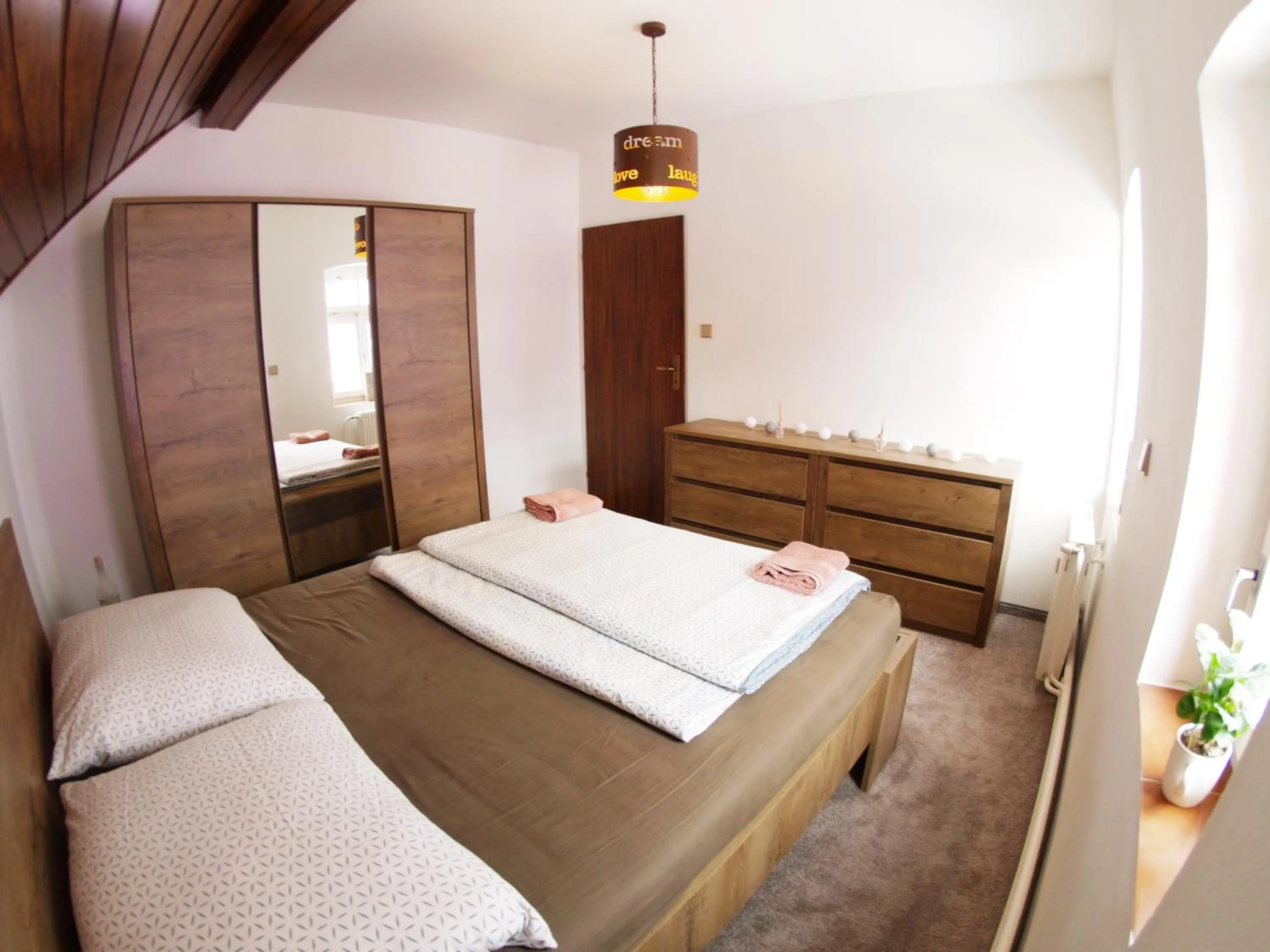 Bedroom, Bed in Penzion V Horách