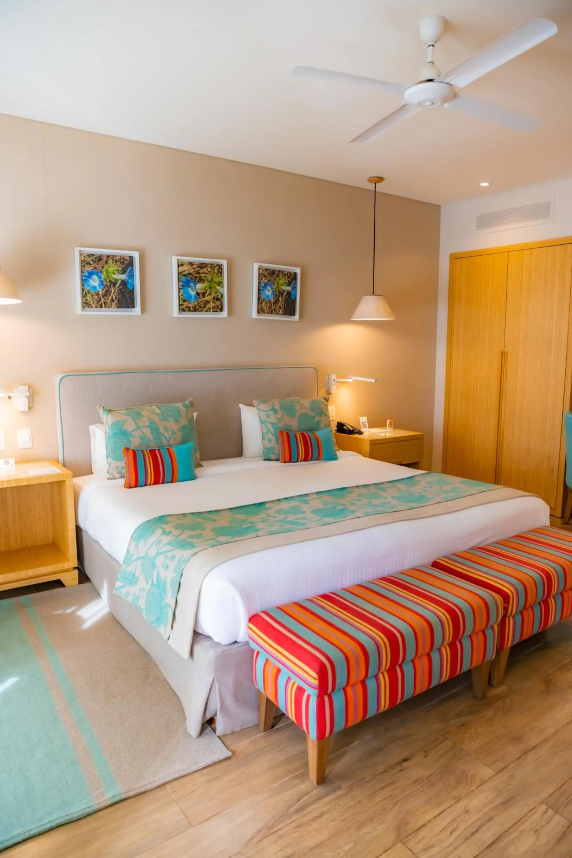 Bed in Iguazu Jungle Lodge