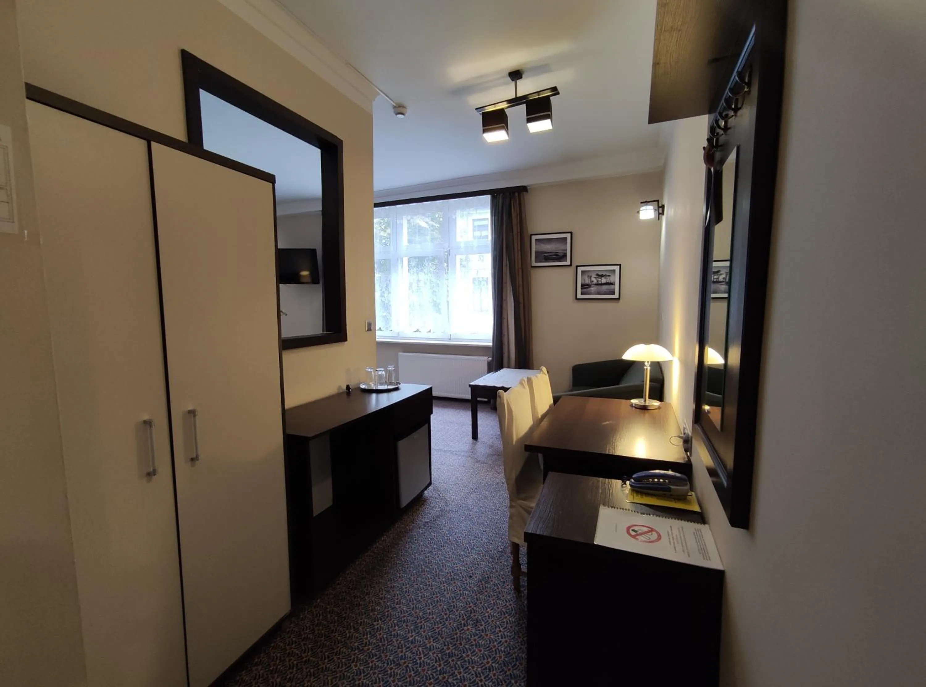 Seating area in Hotel Atena