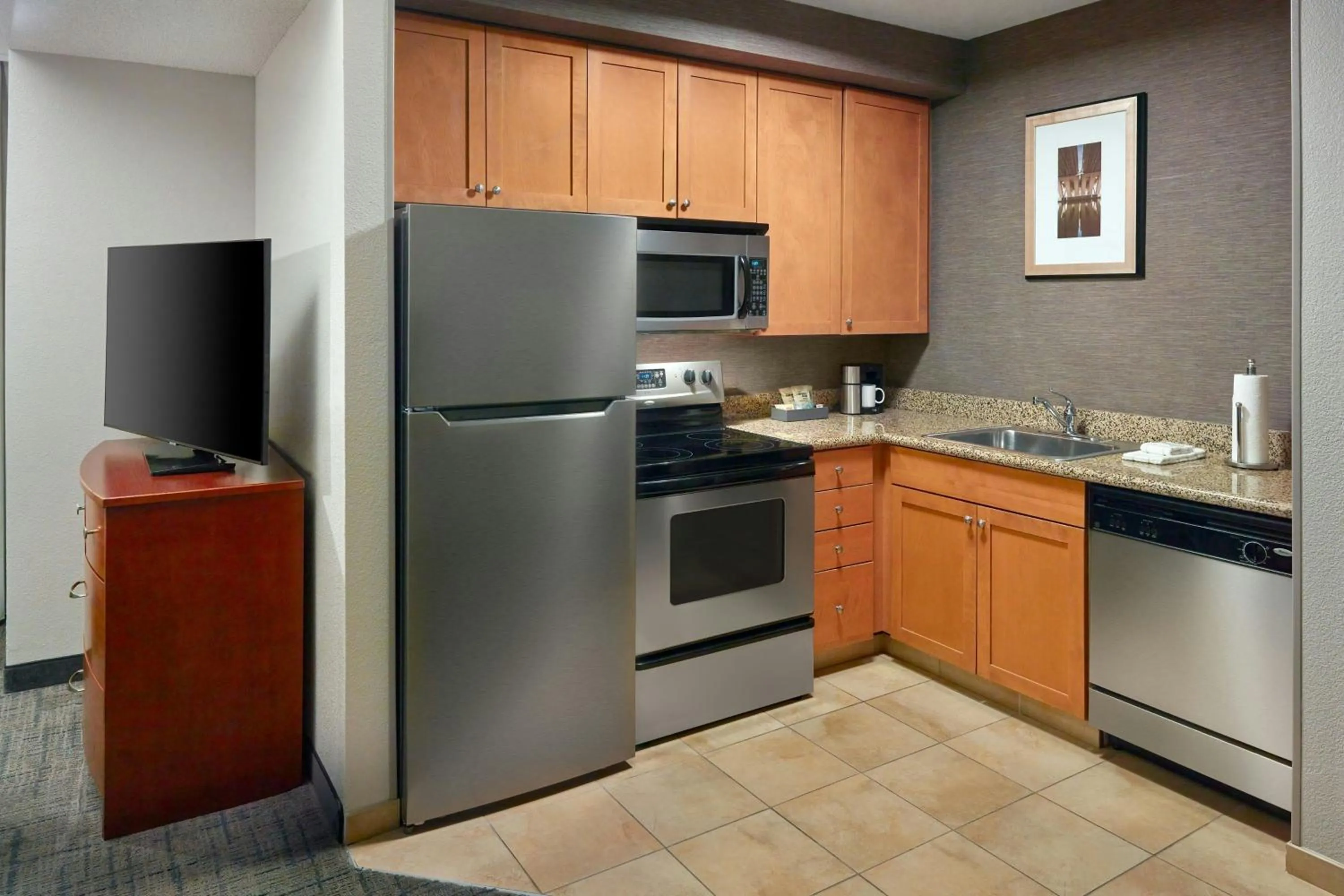 Kitchen or kitchenette in Residence Inn by Marriott National Harbor Washington, D.C. Area
