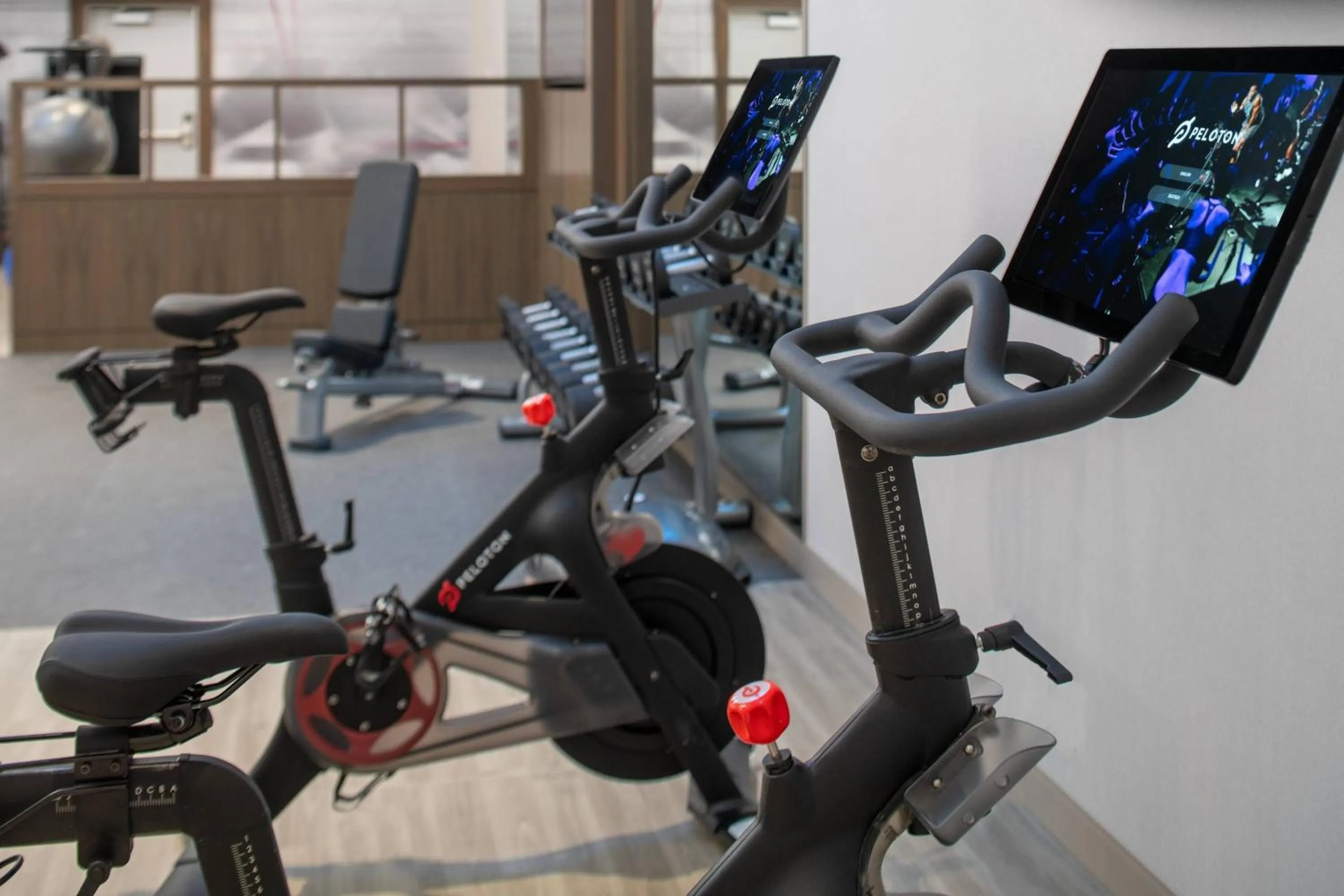 Fitness centre/facilities in Tysons Corner Marriott