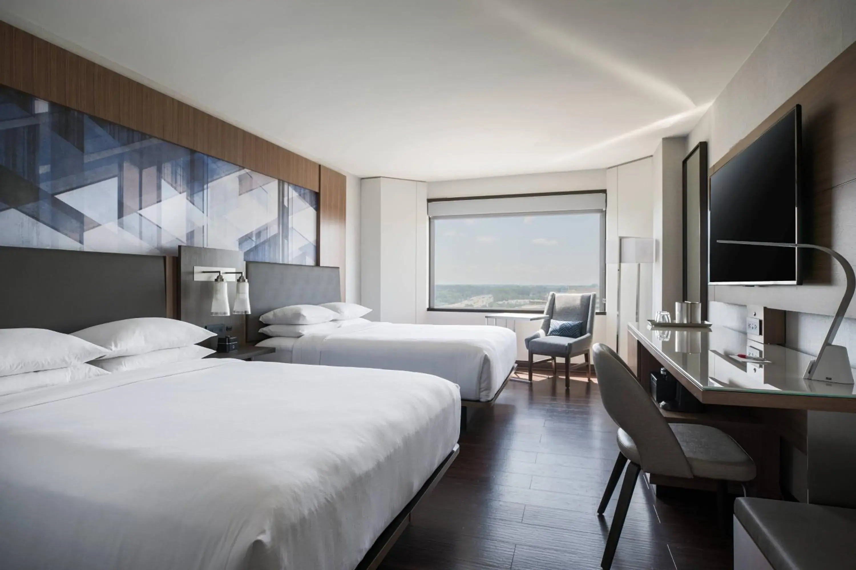 Double Room with Two Double Beds in Tysons Corner Marriott Double Room with Two Double Beds in Tysons Corner Marriott