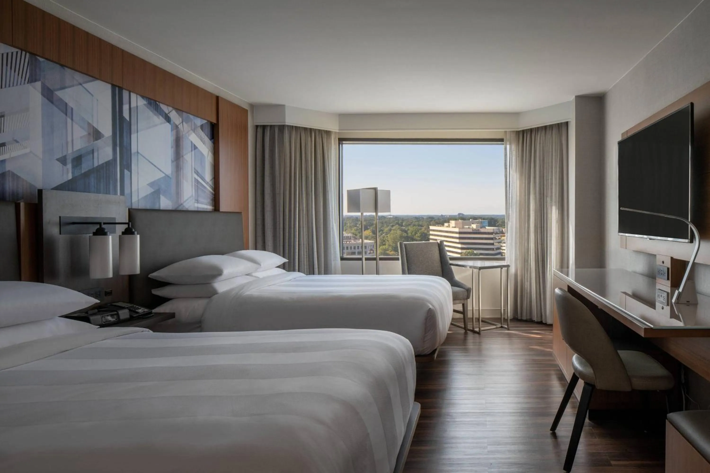 Photo of the whole room, Bed in Tysons Corner Marriott