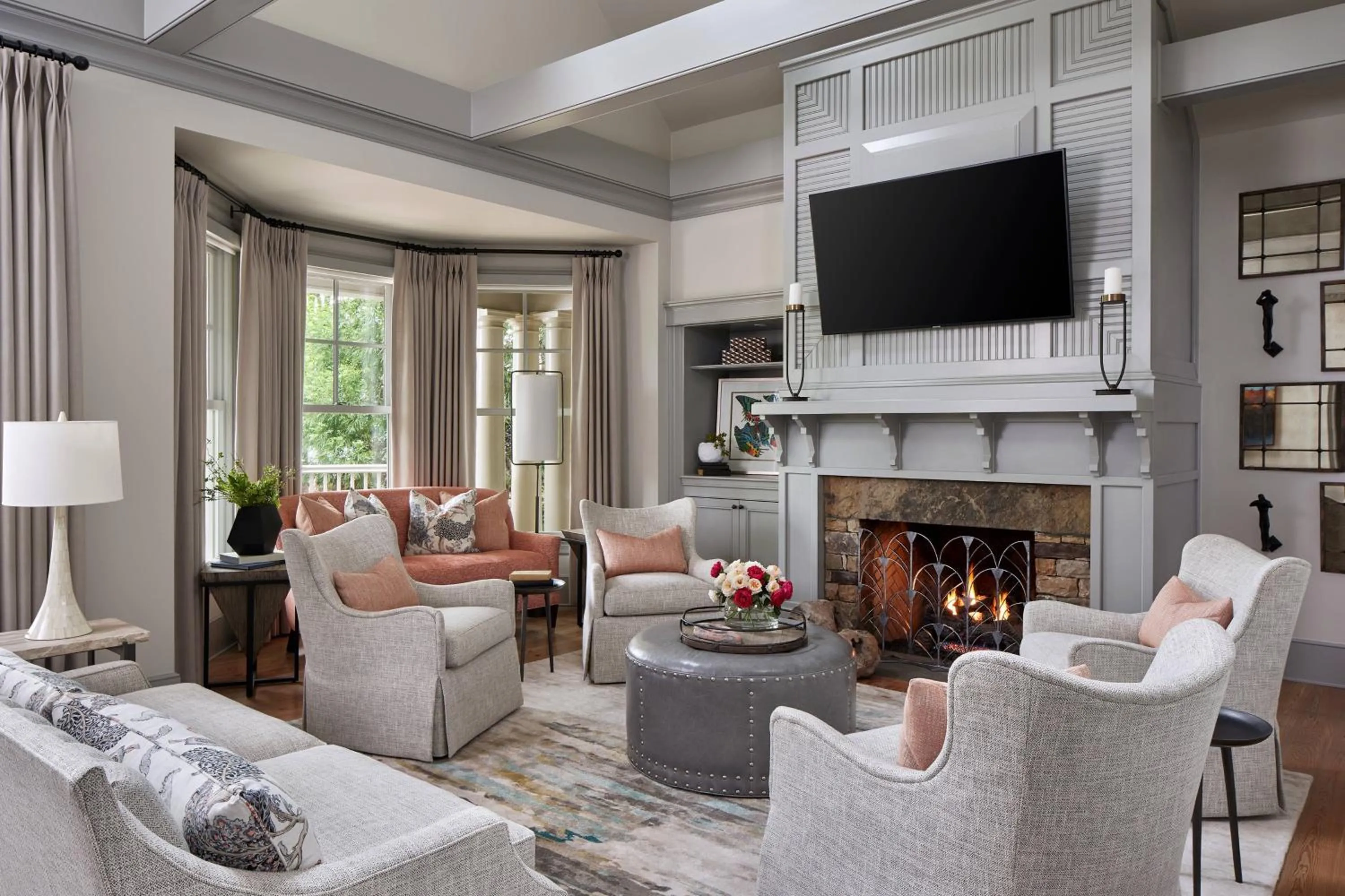 Living room in The Ritz-Carlton Reynolds, Lake Oconee
