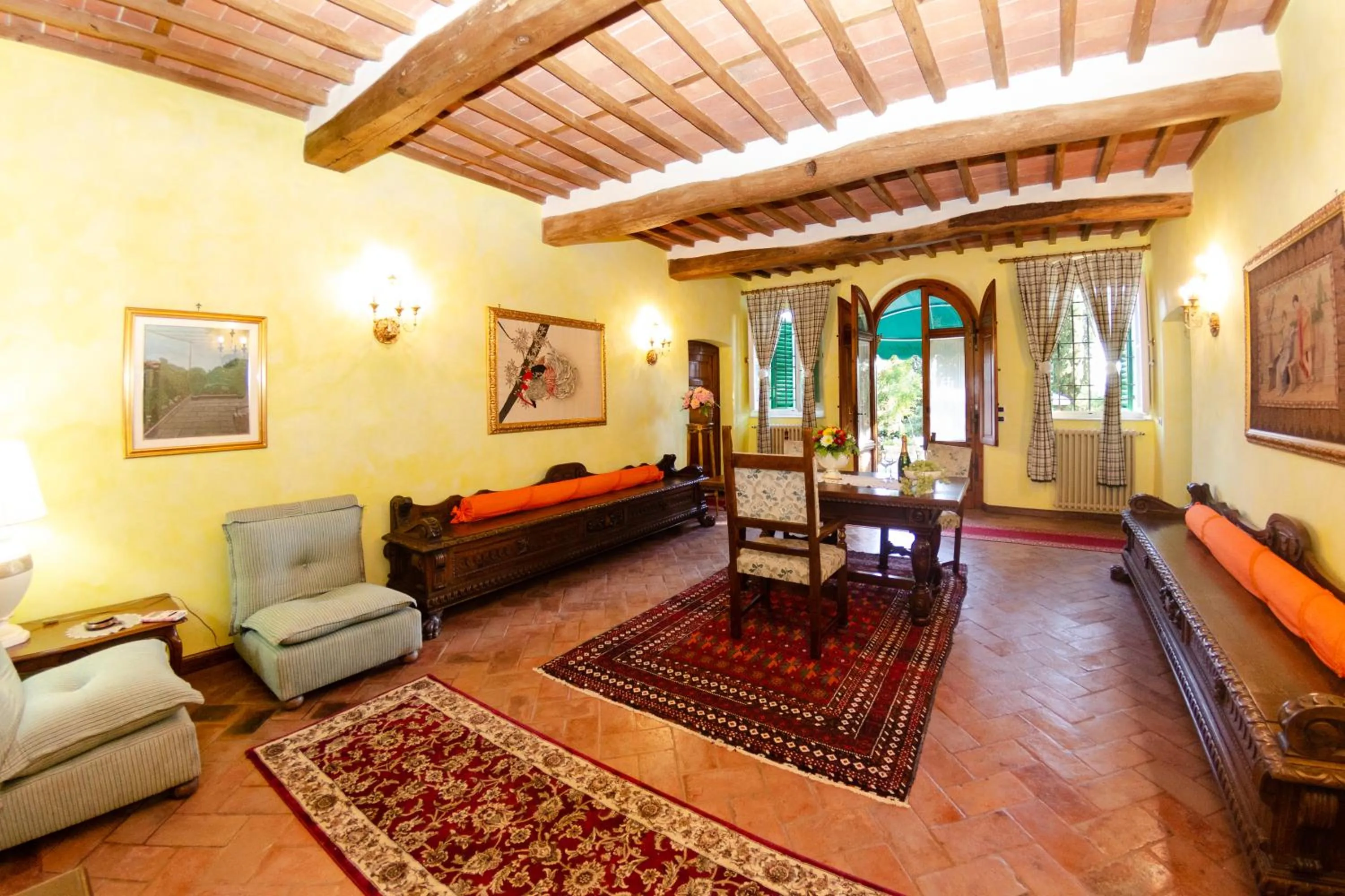Living room in Villa al Borghetto