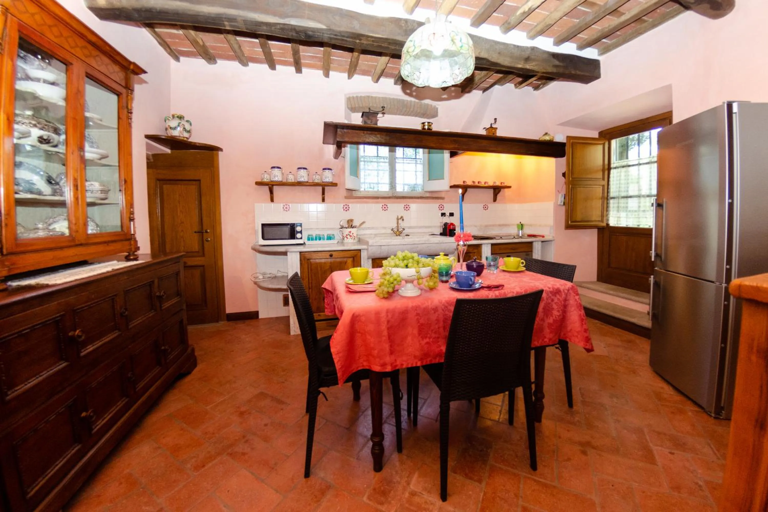 Kitchen or kitchenette in Villa al Borghetto