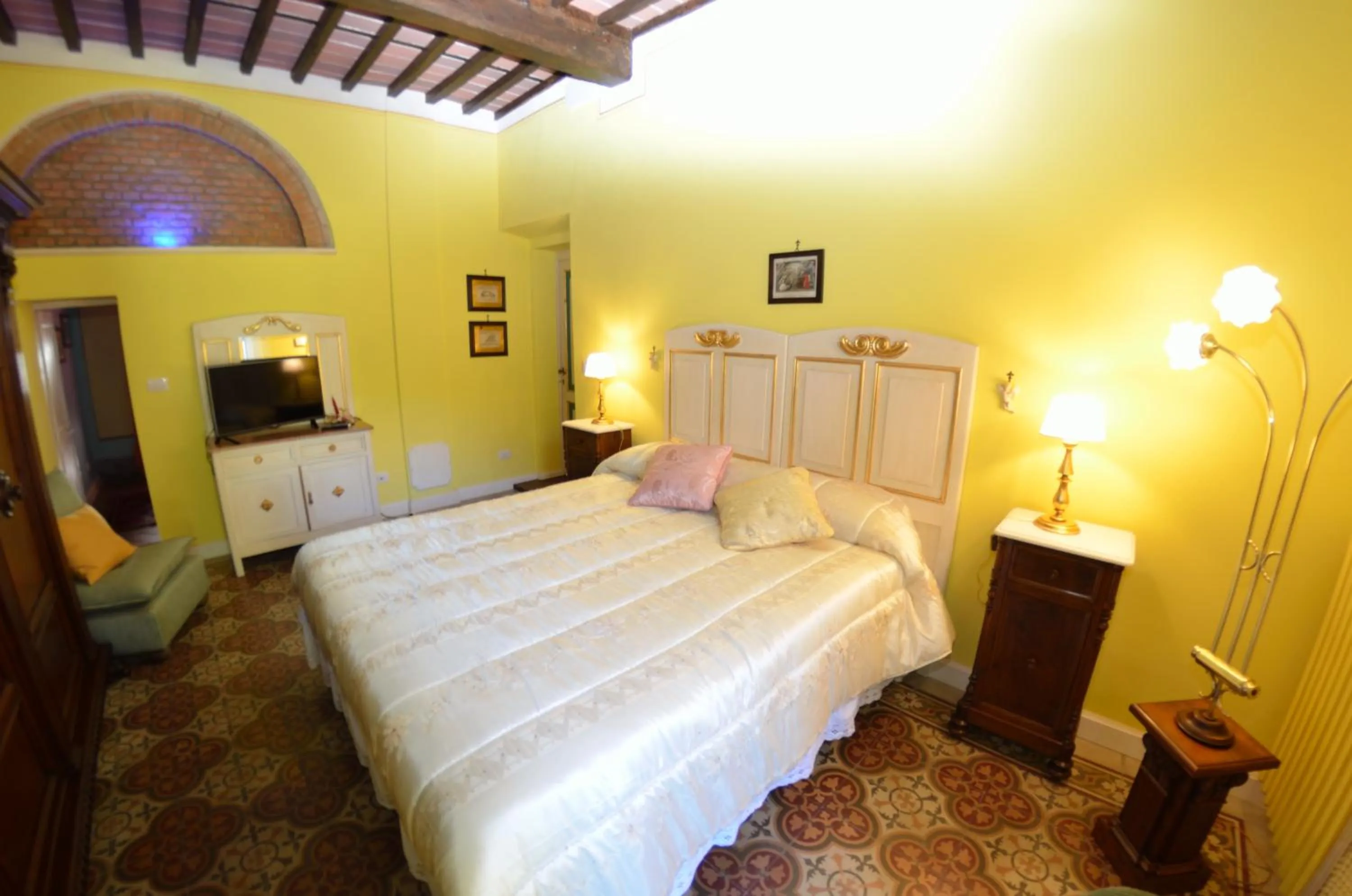 Bedroom, Bed in Villa al Borghetto