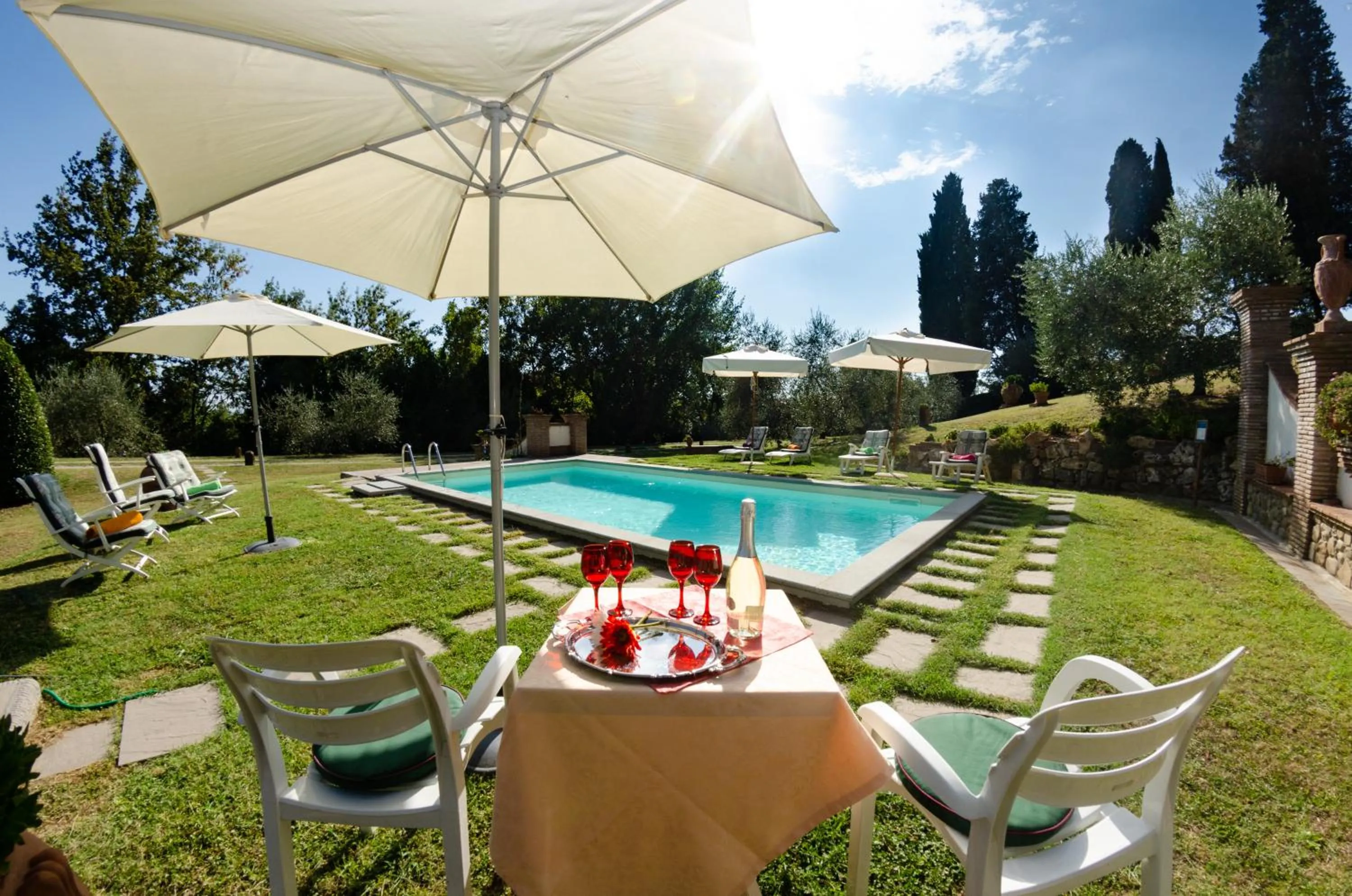 Swimming pool in Villa al Borghetto