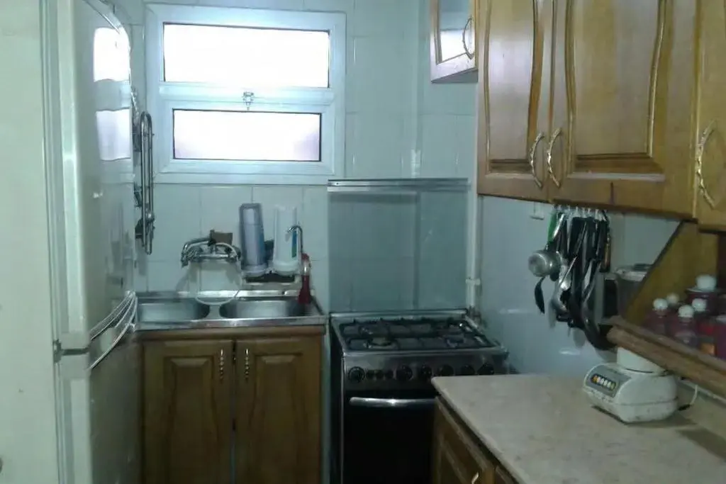 Kitchen or kitchenette in Two-Bedroom Apartment at Al Rehab Kitchen or kitchenette in Two-Bedroom Apartment at Al Rehab
