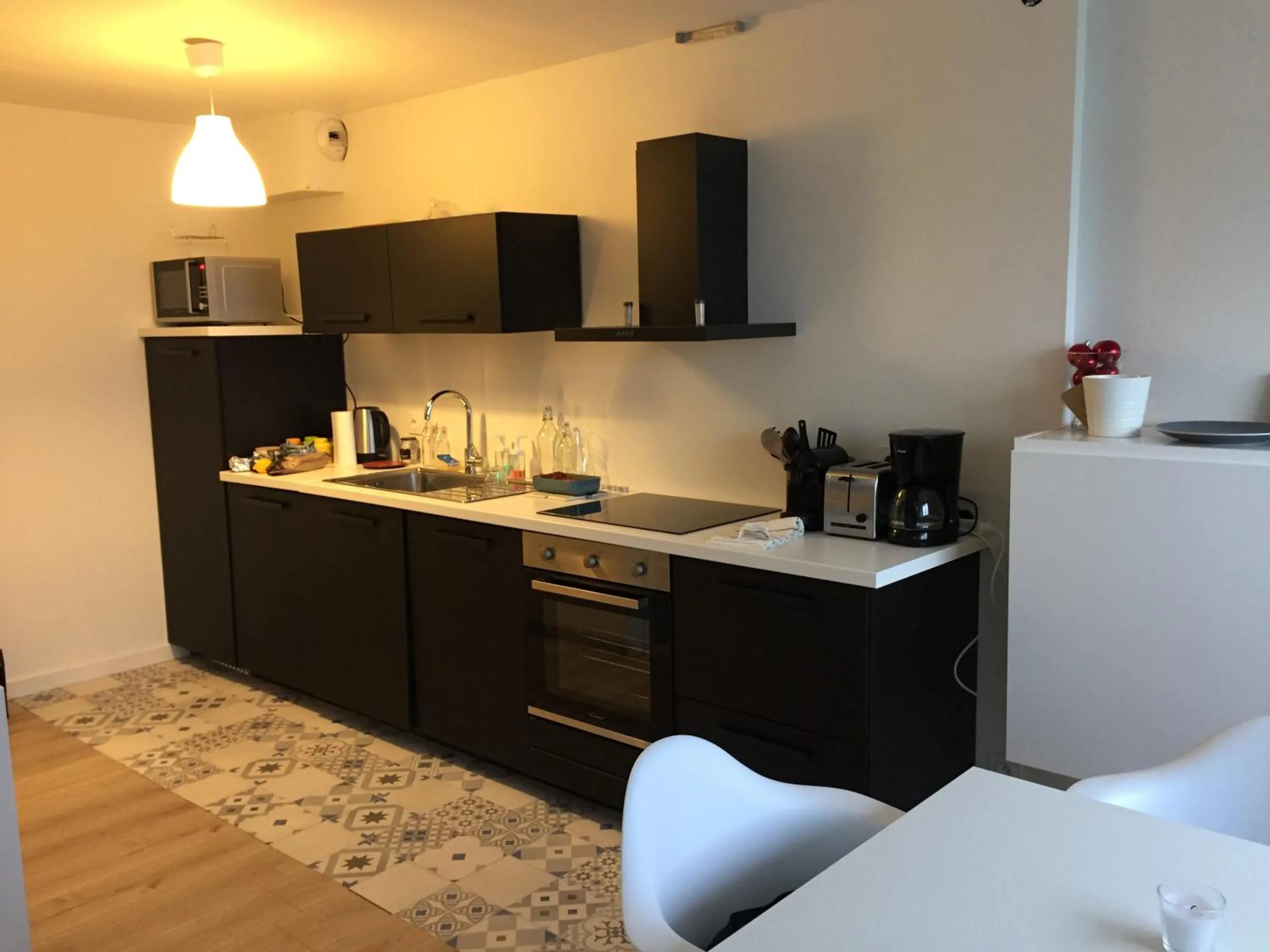 Kitchen or kitchenette in Appartement Design IV - Port du Rosmeur - Douarnenez