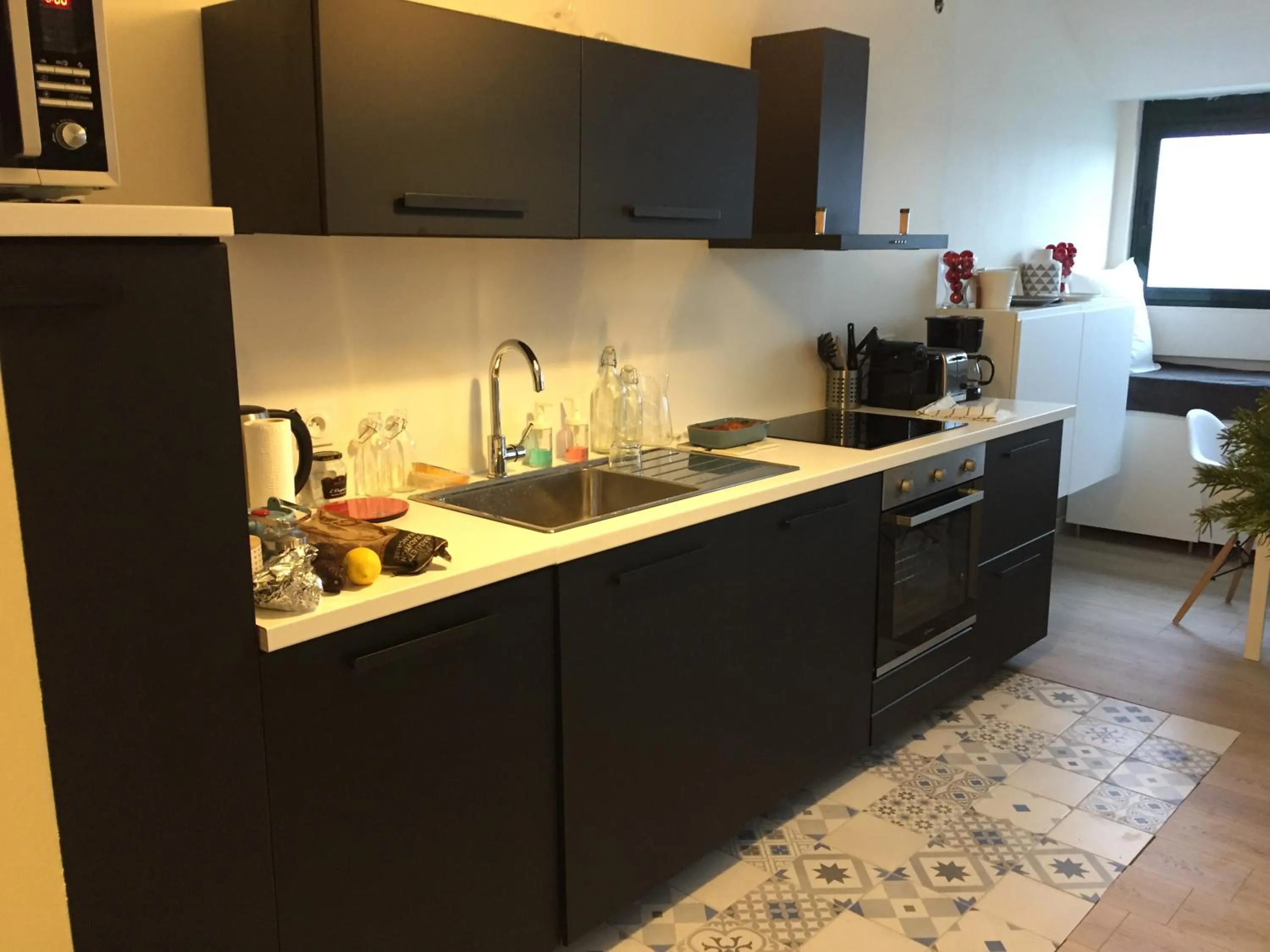 Kitchen or kitchenette in Appartement Design IV - Port du Rosmeur - Douarnenez