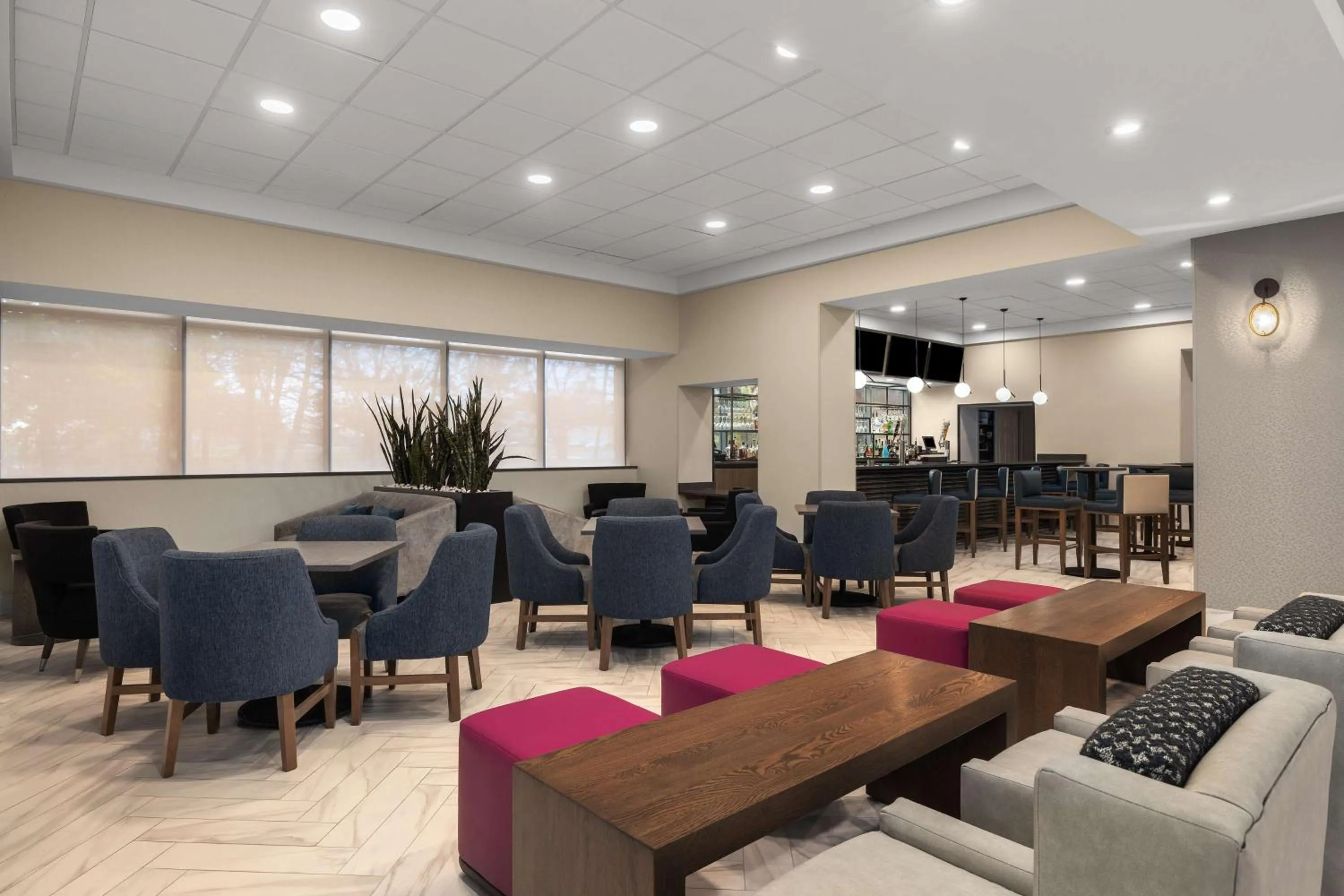 Lounge or bar in Hampton Inn & Suites Downers Grove Chicago