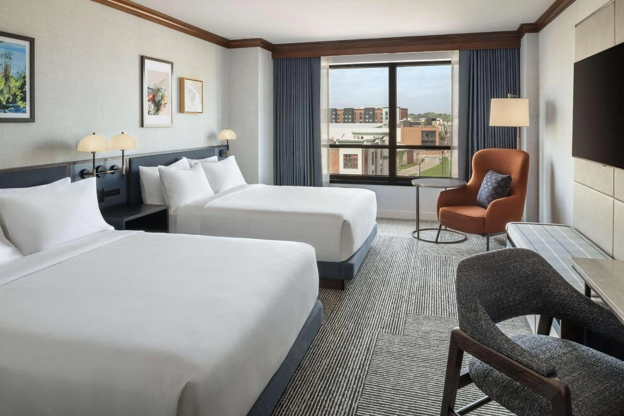 Bedroom, Bed in Hyatt Regency Coralville