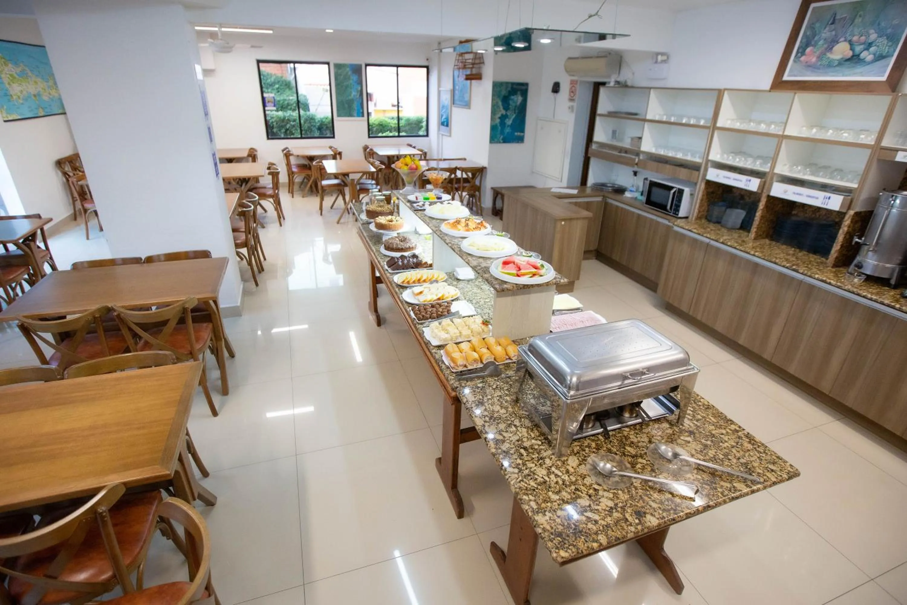 Buffet breakfast in Hotel Vila Mar