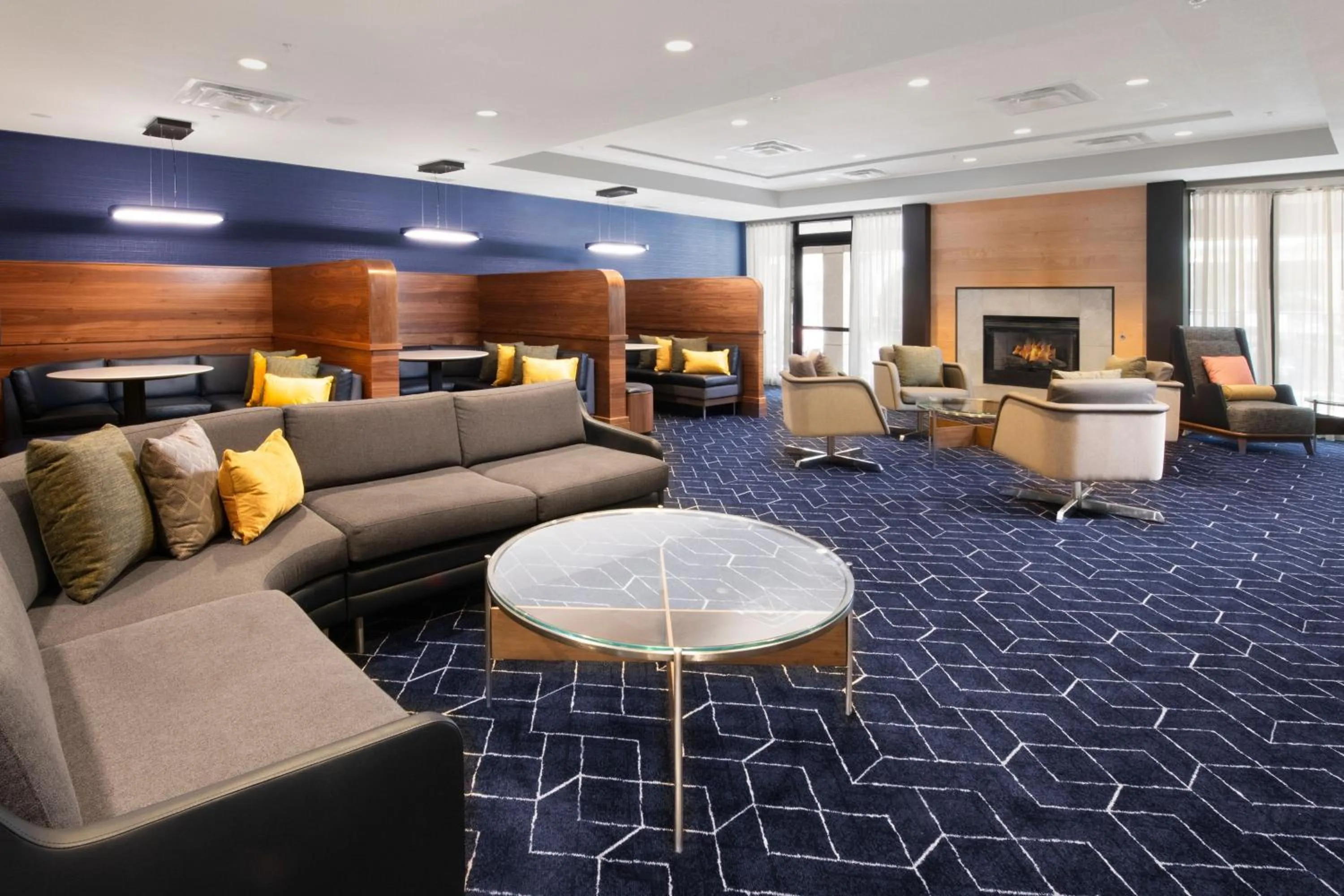 Lobby or reception in Courtyard by Marriott Dallas Plano in Legacy Park